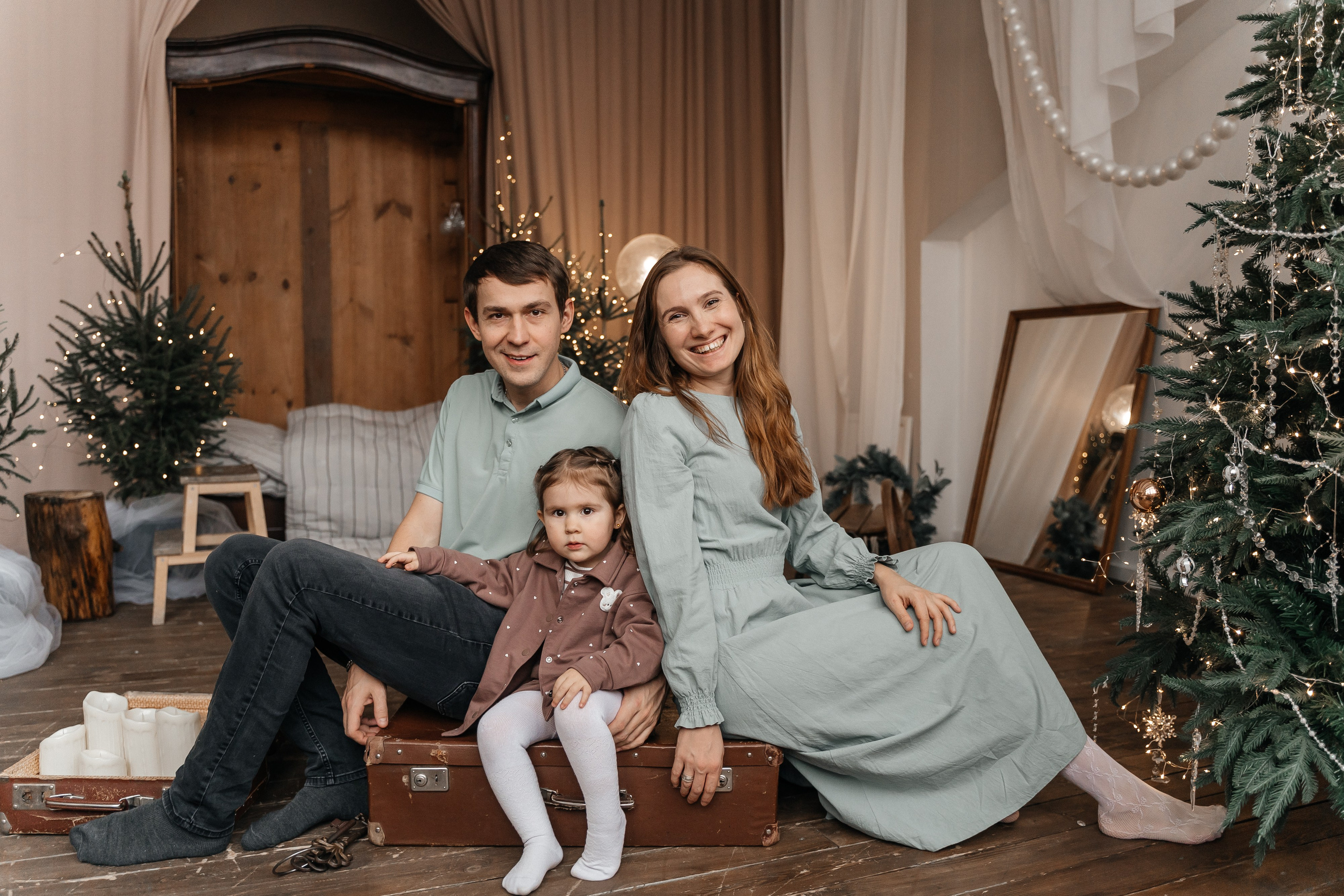 Серёжа, Аня и Василина. Волик Мария