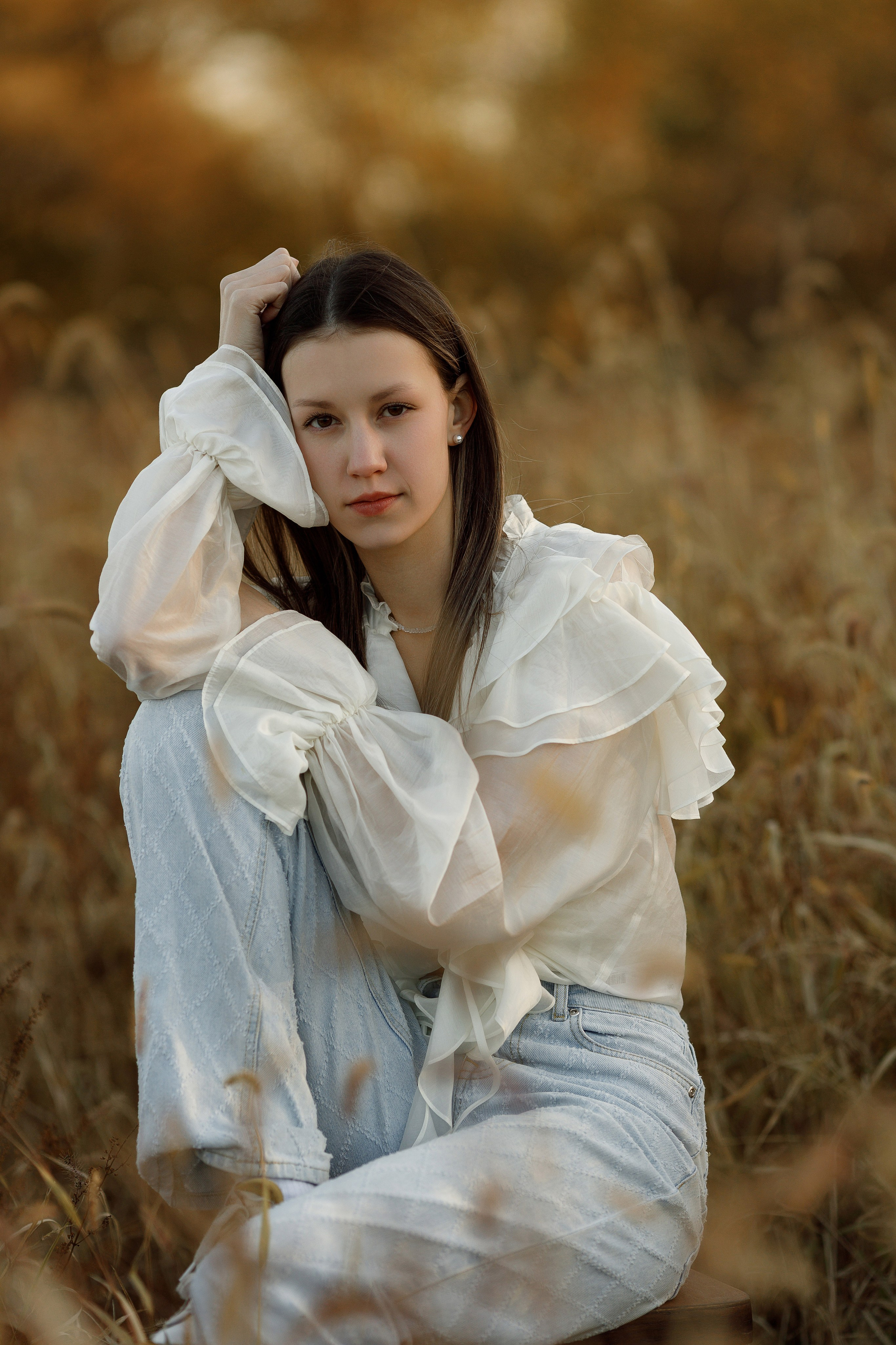 Осень 11 класс (съемка в поле). Photoalbum-vl.ru