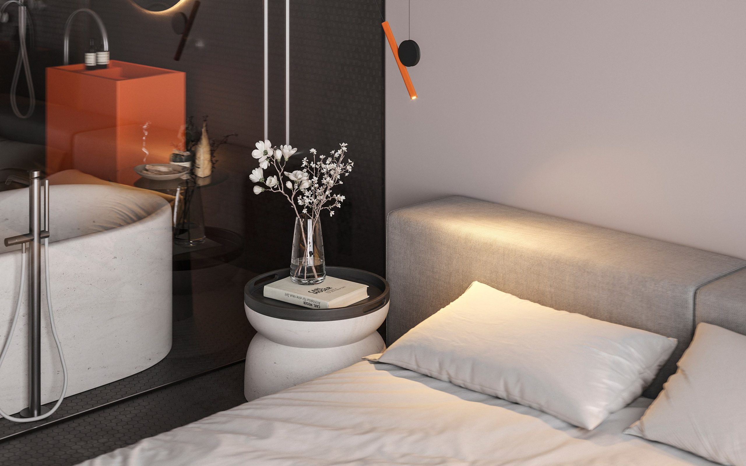 LUXURIOUS SIMPLICITY | BLACK CONCEPT. Interior Visualization by Valerie Stetyukevich