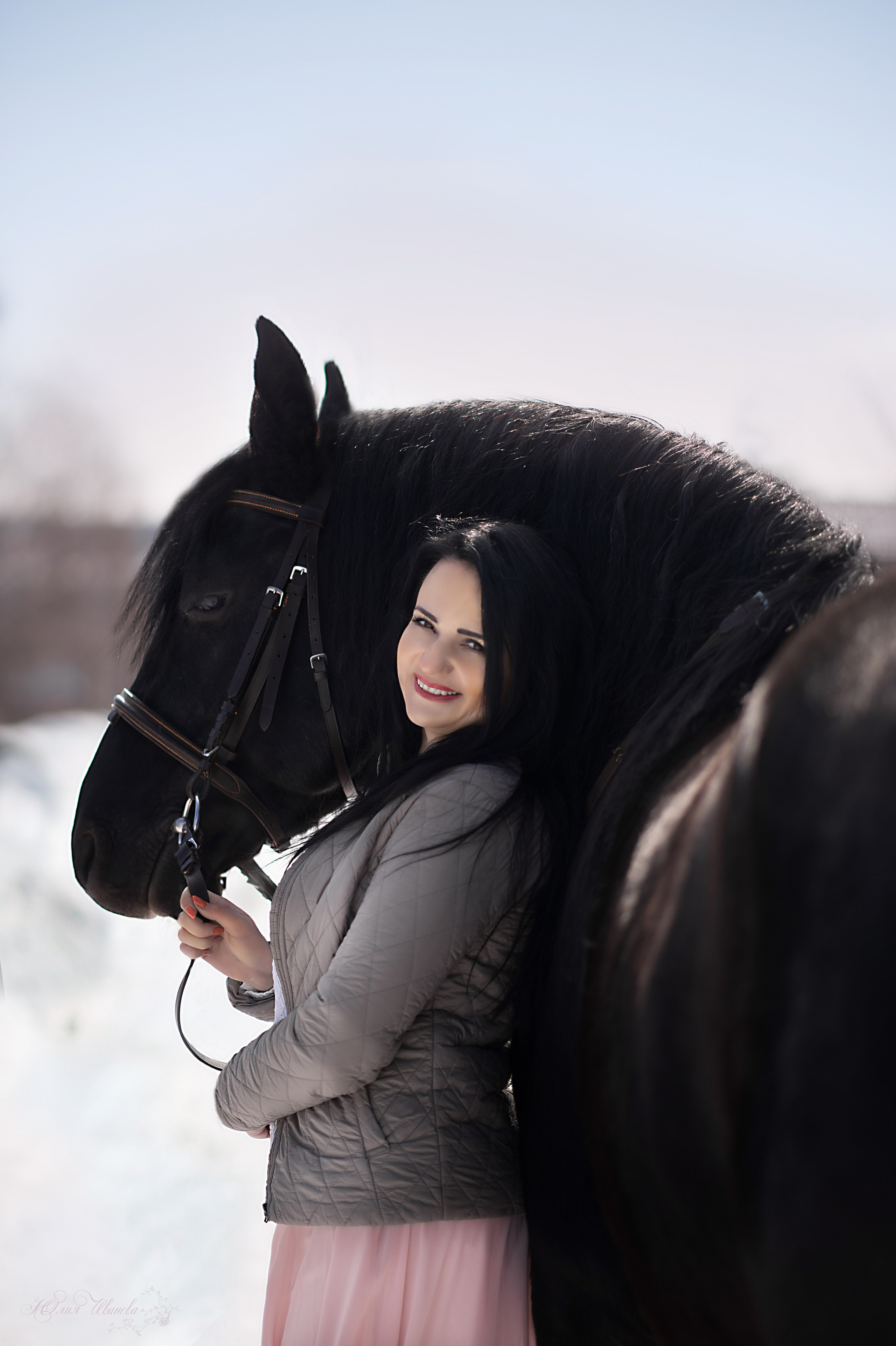 Светлана, Максим и Пират. Конный фотограф в Саратове Юлия Иванова