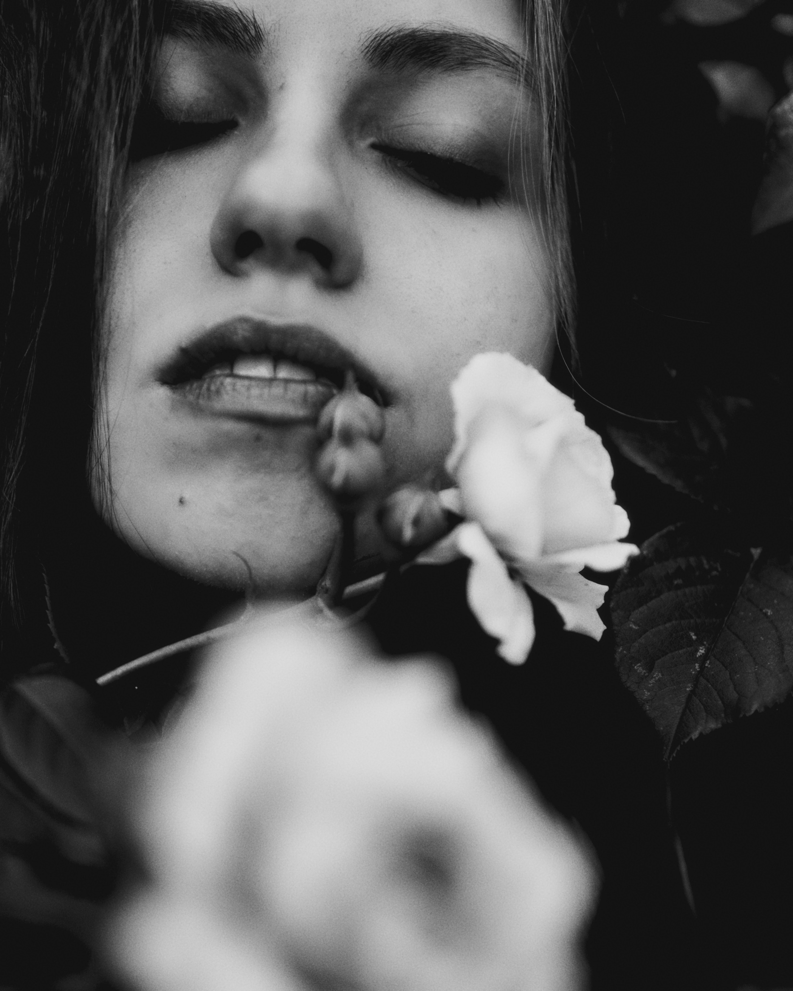 Drowning in roses
