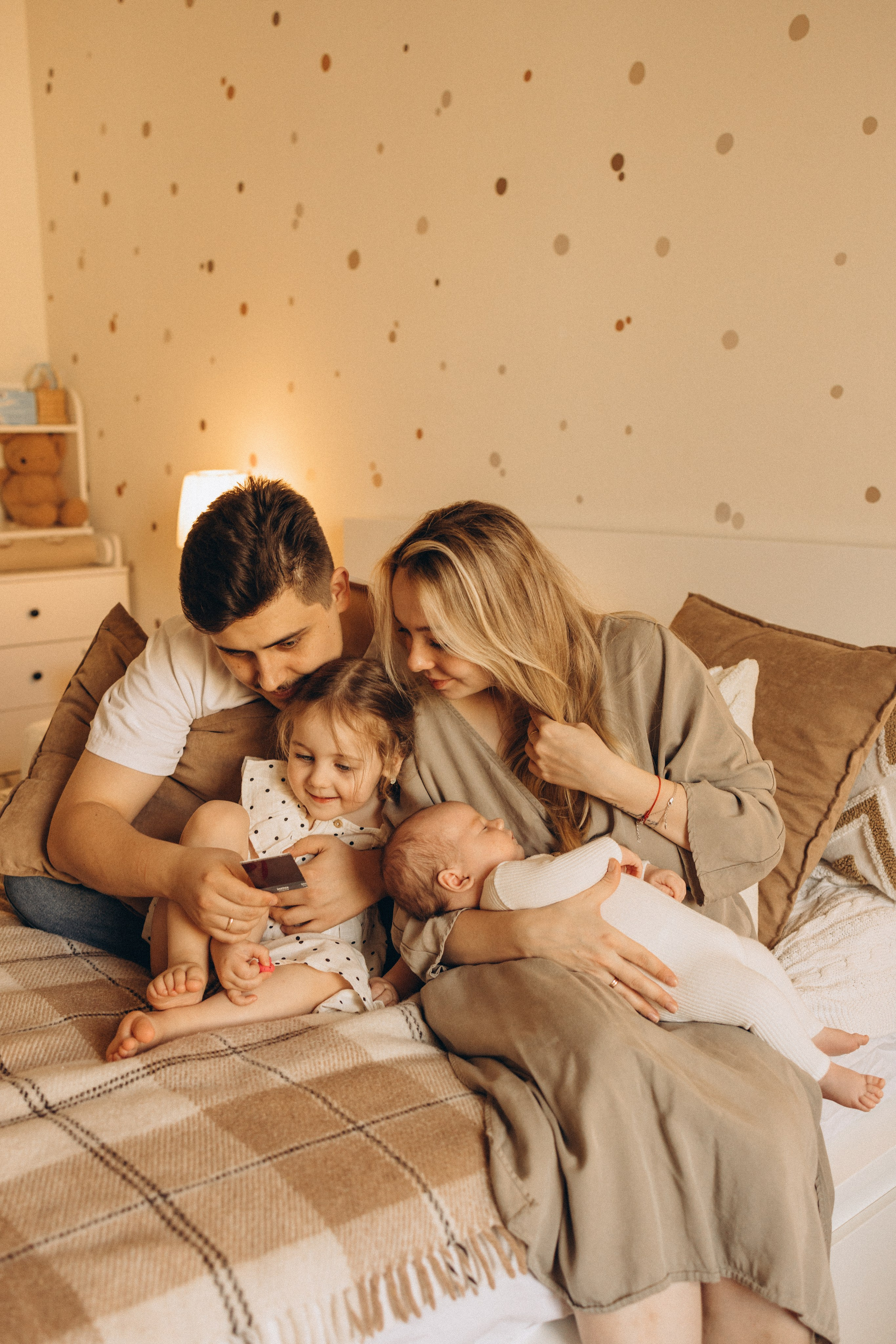 Миша, Маша, Лиза и Костя. Семейный фотограф в Москве Ксения Аганина