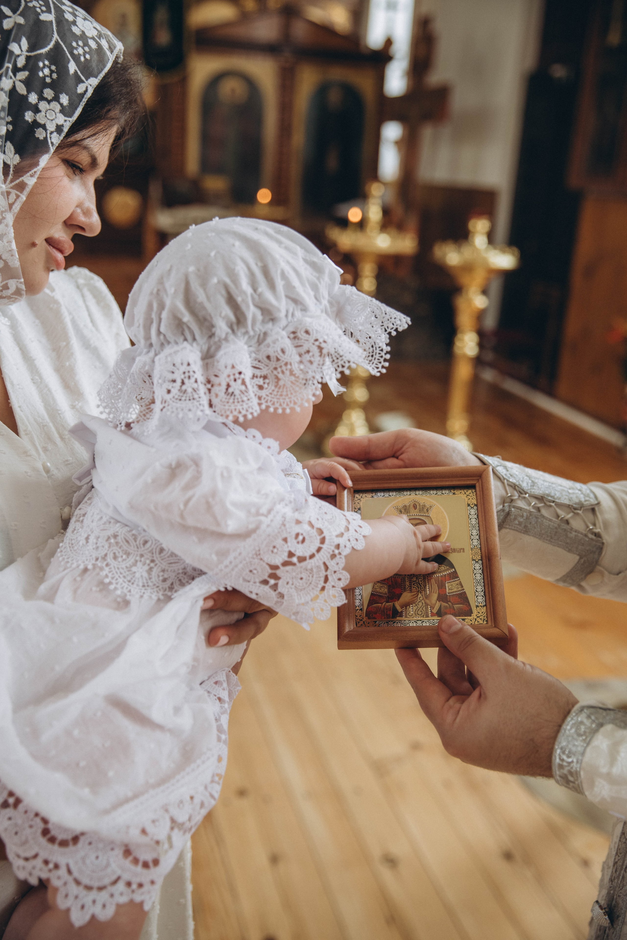 Таинство Крещения. Фотограф новорожденных в Волгограде и Волжском Карина Воробьева