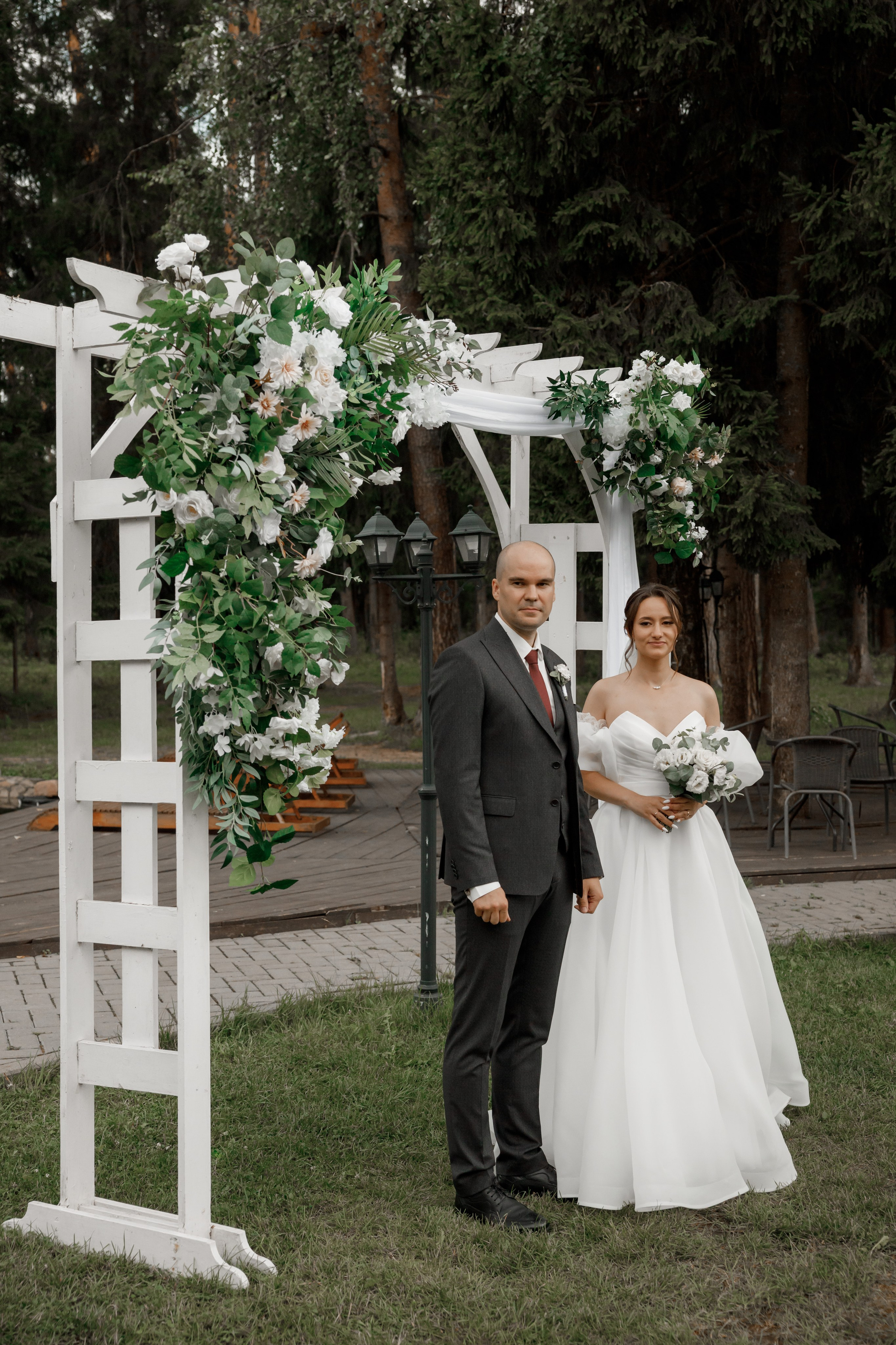 Полина и Дмитрий, загородный клуб «Барин», ЗАГС в г. Пушкино. Свадебный и репортажный фотограф (Москва, Королев и другие)