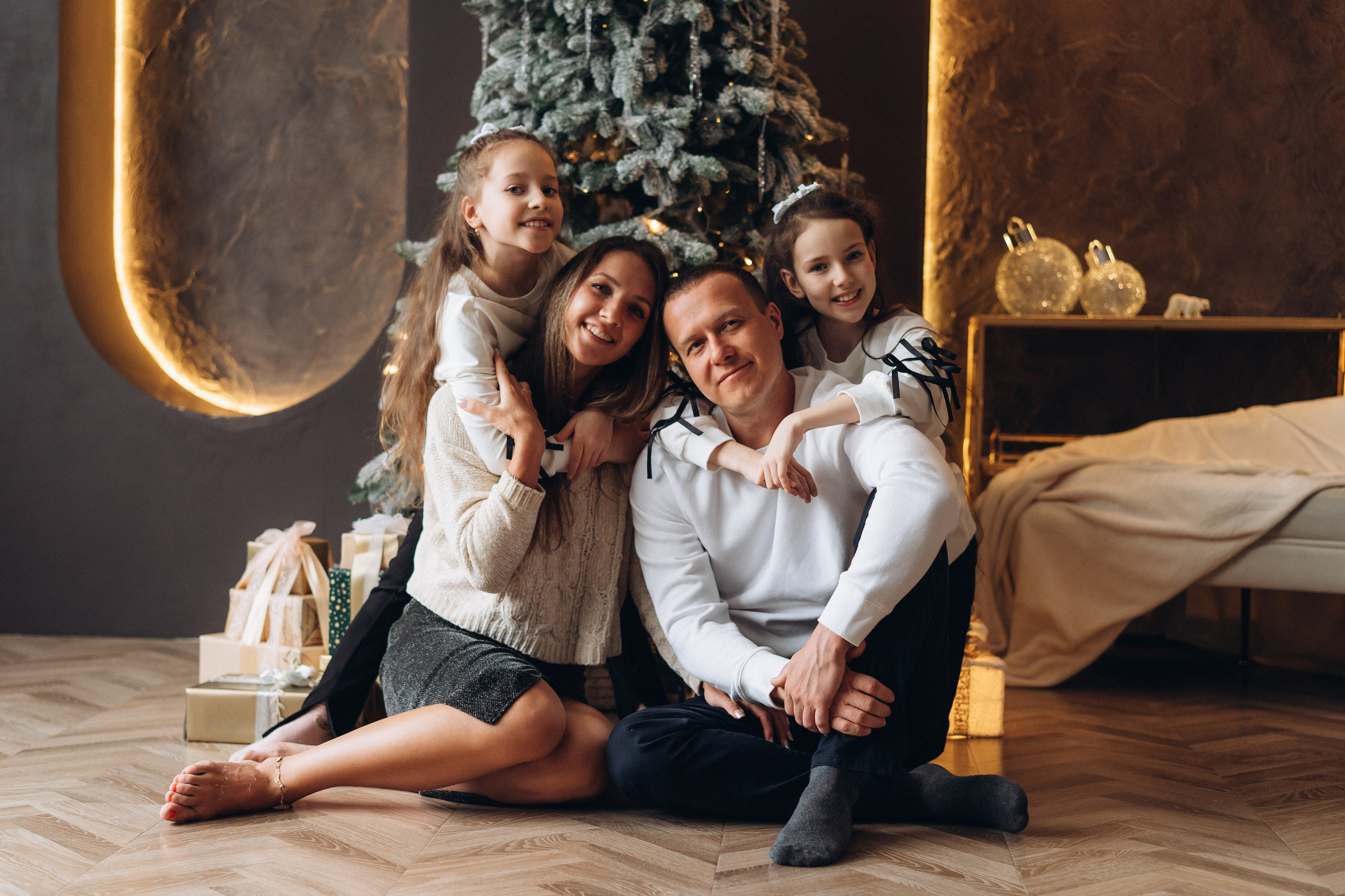 Семейная съемка в студии. Фотограф Екатеринбург Кокшарова Александра