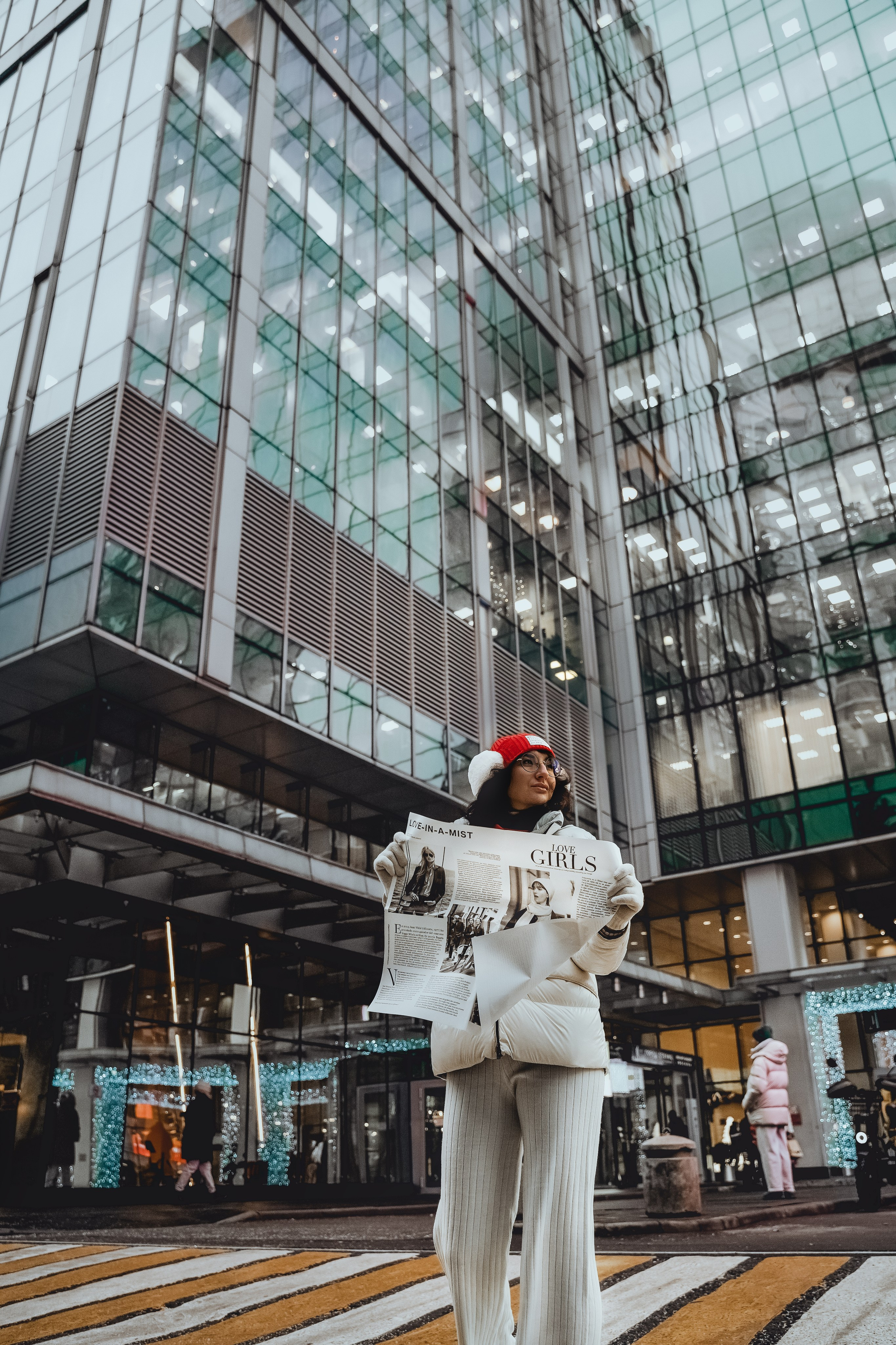 Moscow Sity winter Кристина. Контент фотограф в Москве Кулич Настя