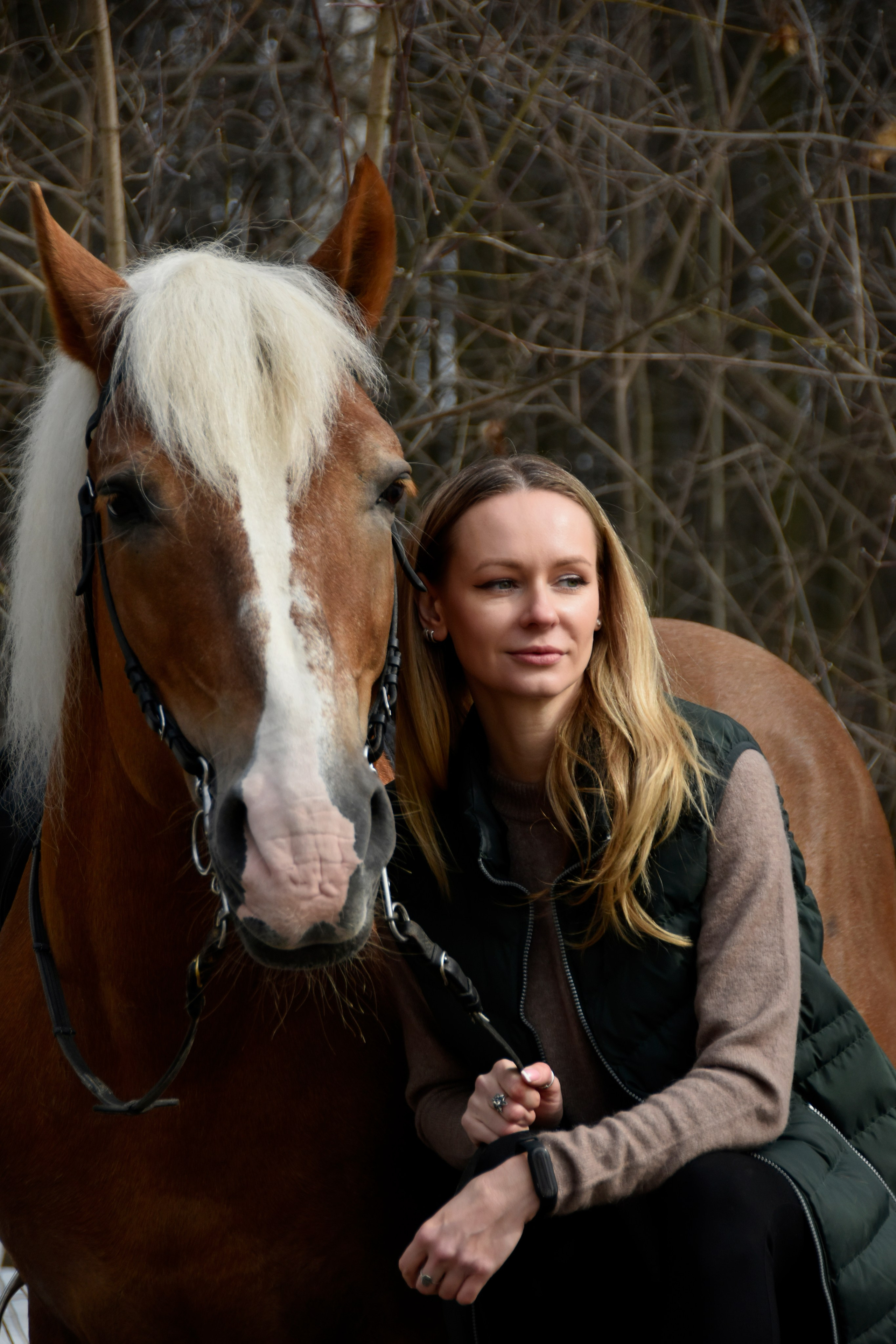 Юля и Проспект. Конный фотограф Москва