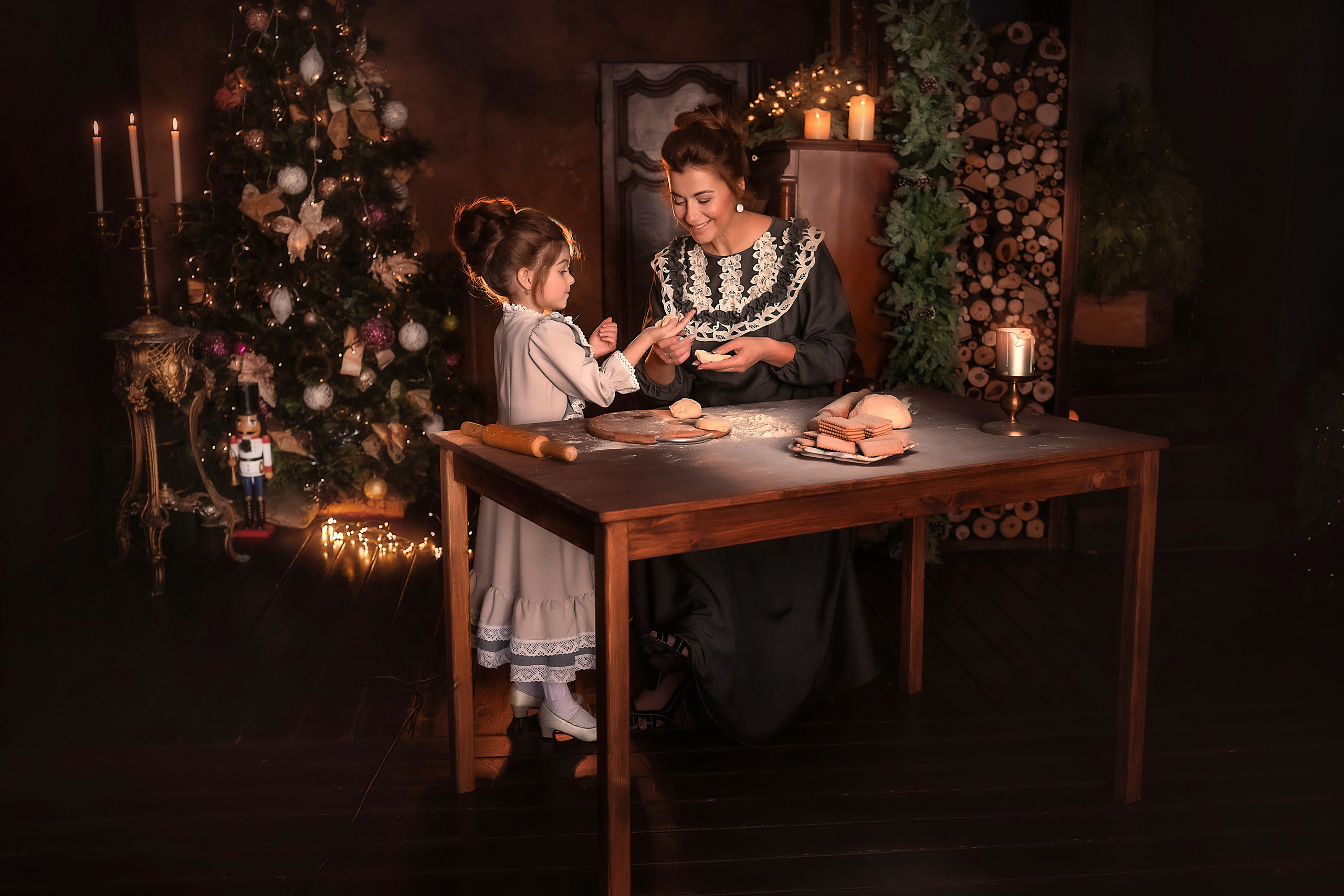 В ожидании Дедушки Мороза. Семейный и детский фотограф в Екатеринбурге Оксана Пипкина