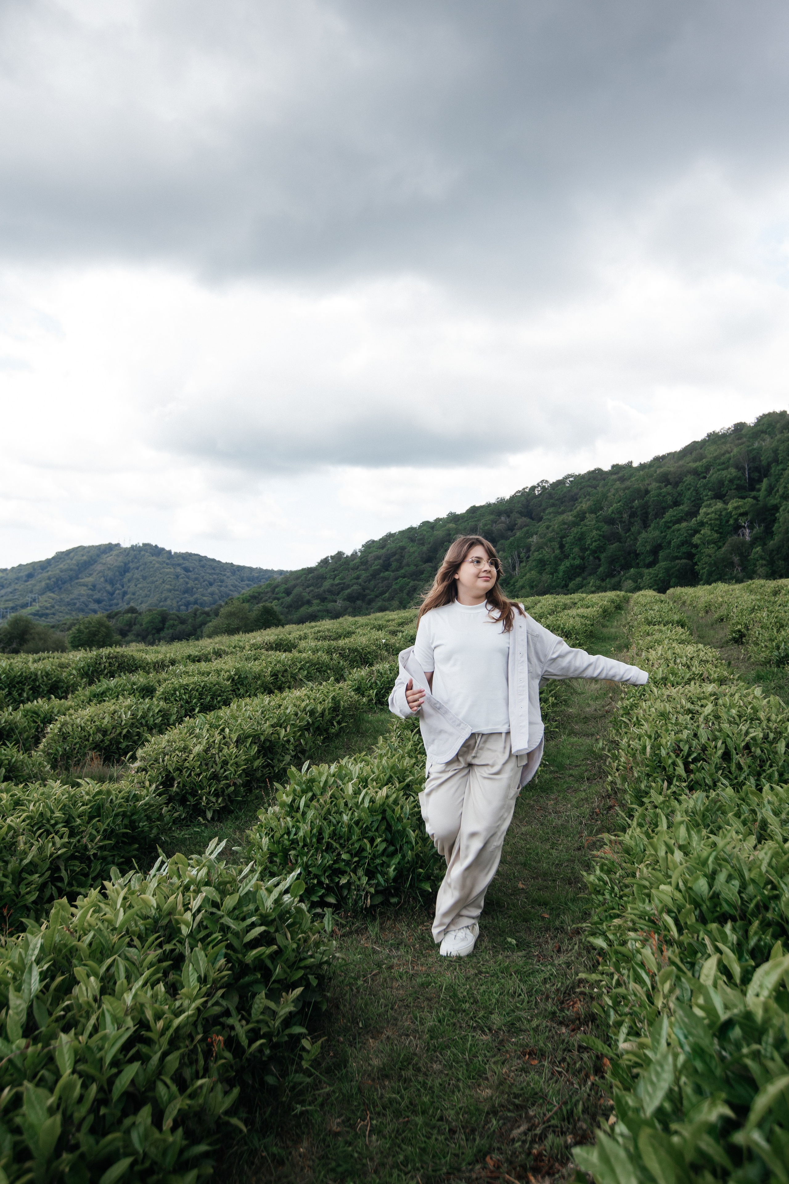 Tea plantation. Efimova Model Agency