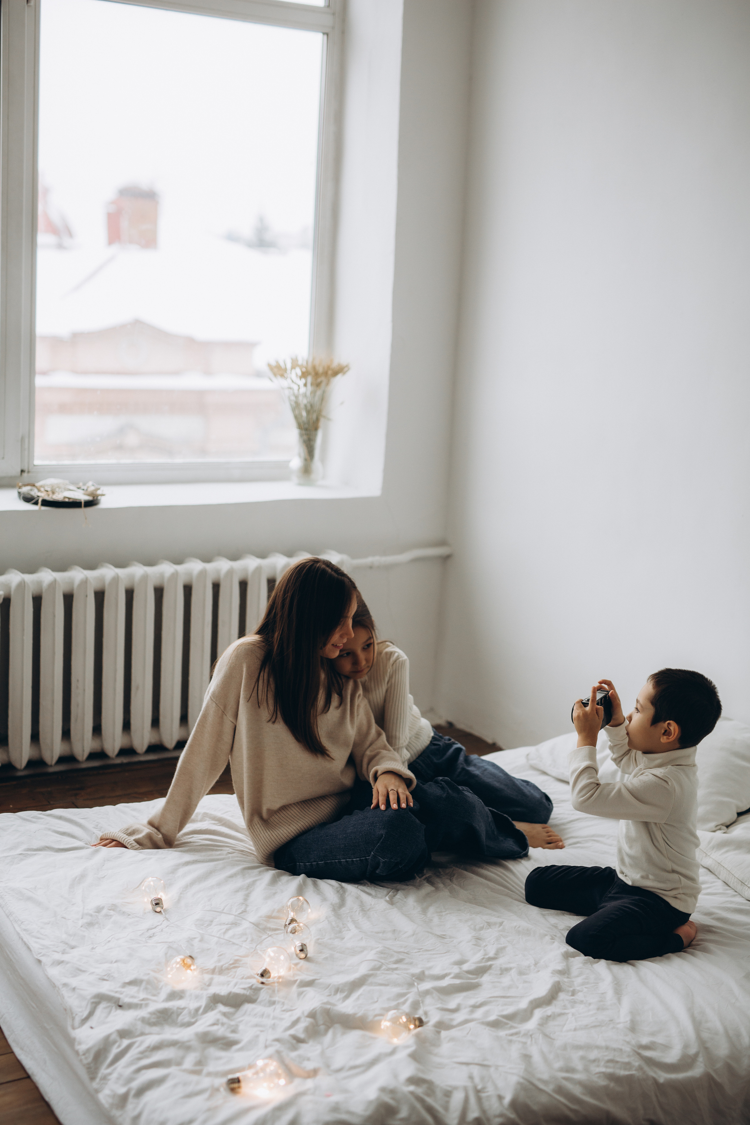 Мама. Настя, Айлина и Амиль. Семейный фотограф в Казани Рузалина Гафурова