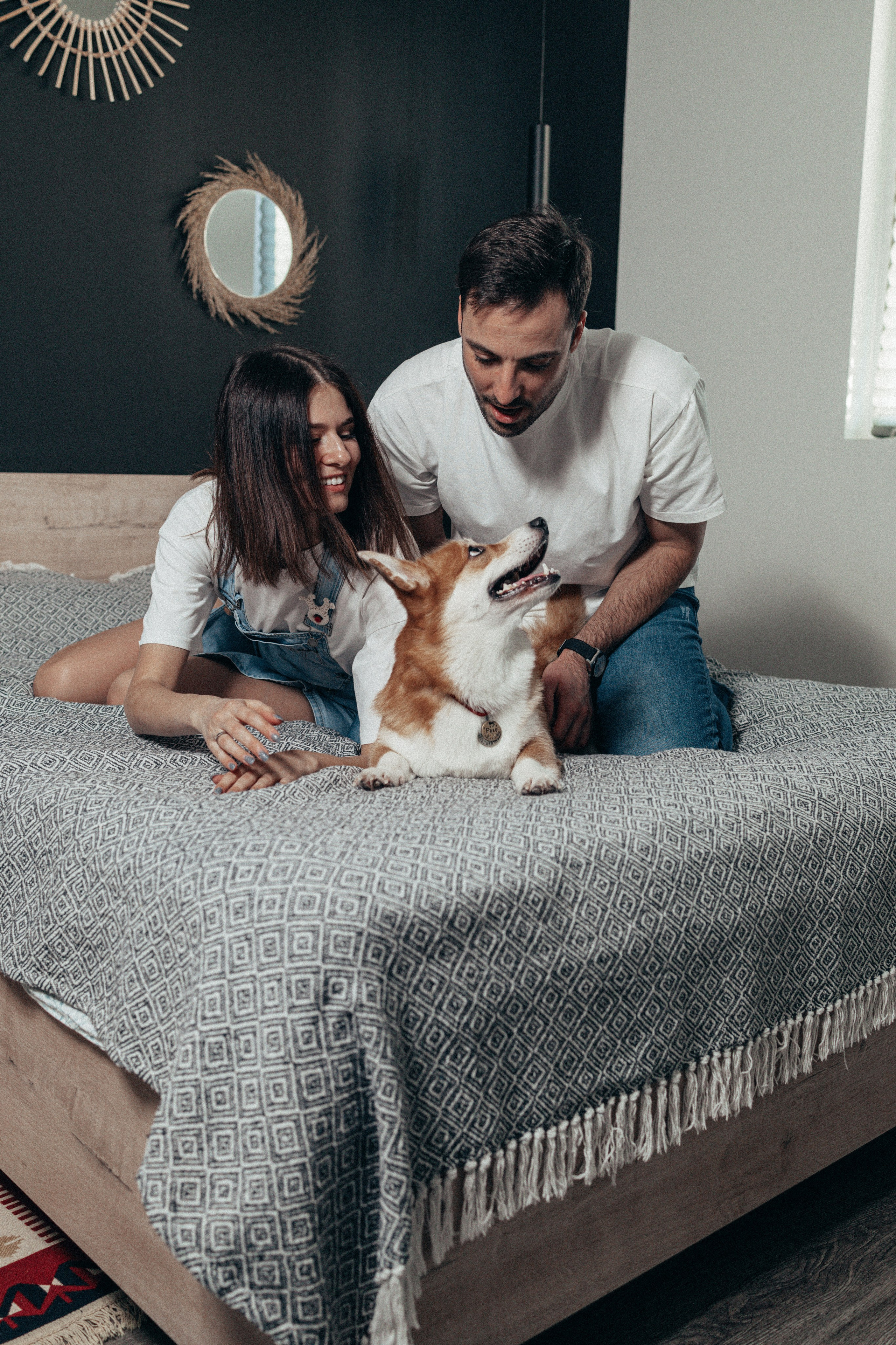 Кирилл, Настя и коржик Рико