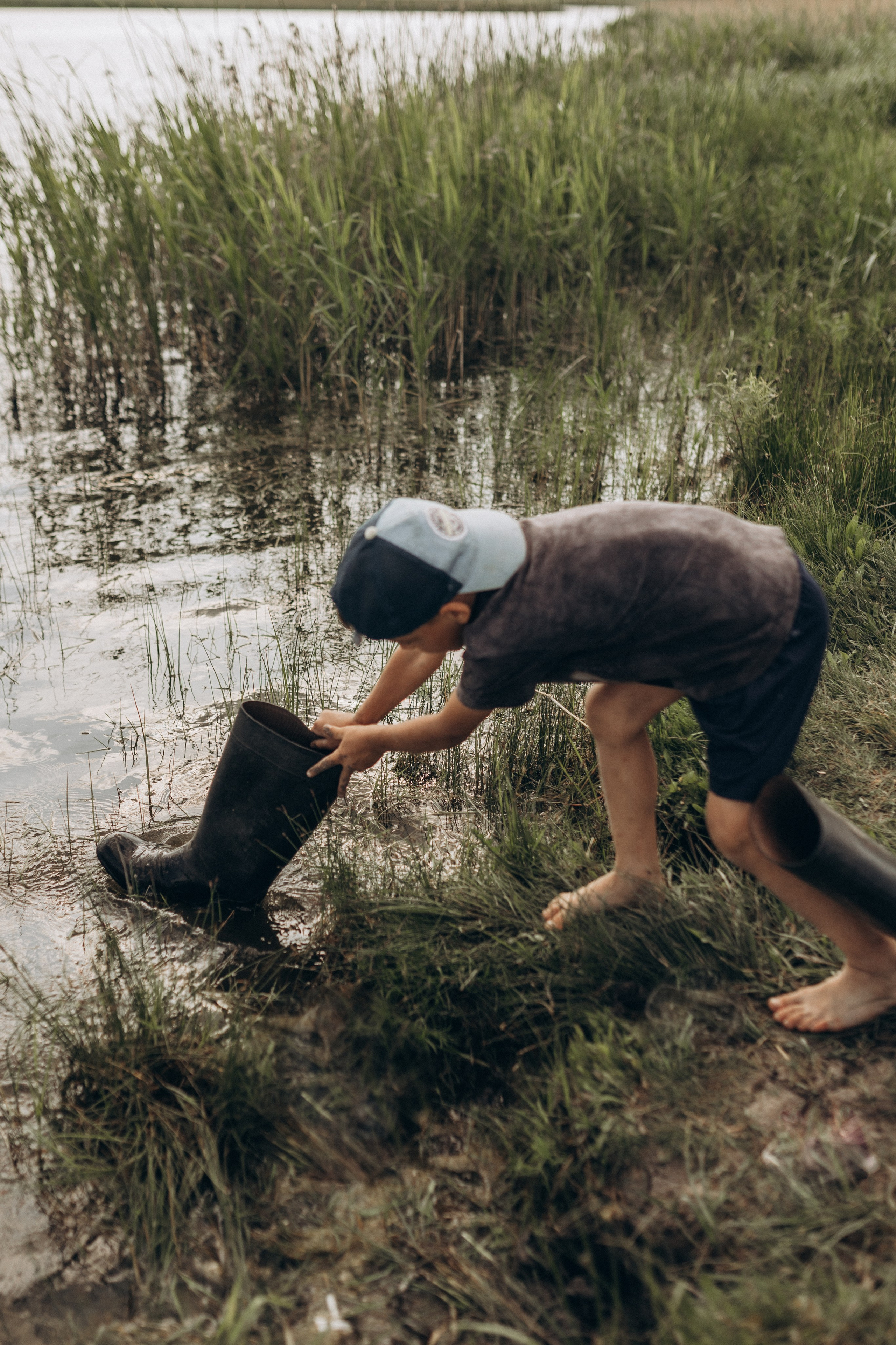 Семейная рыбалка. Семейный фотограф lifestyle в Новосибирске Елена Шпилевая