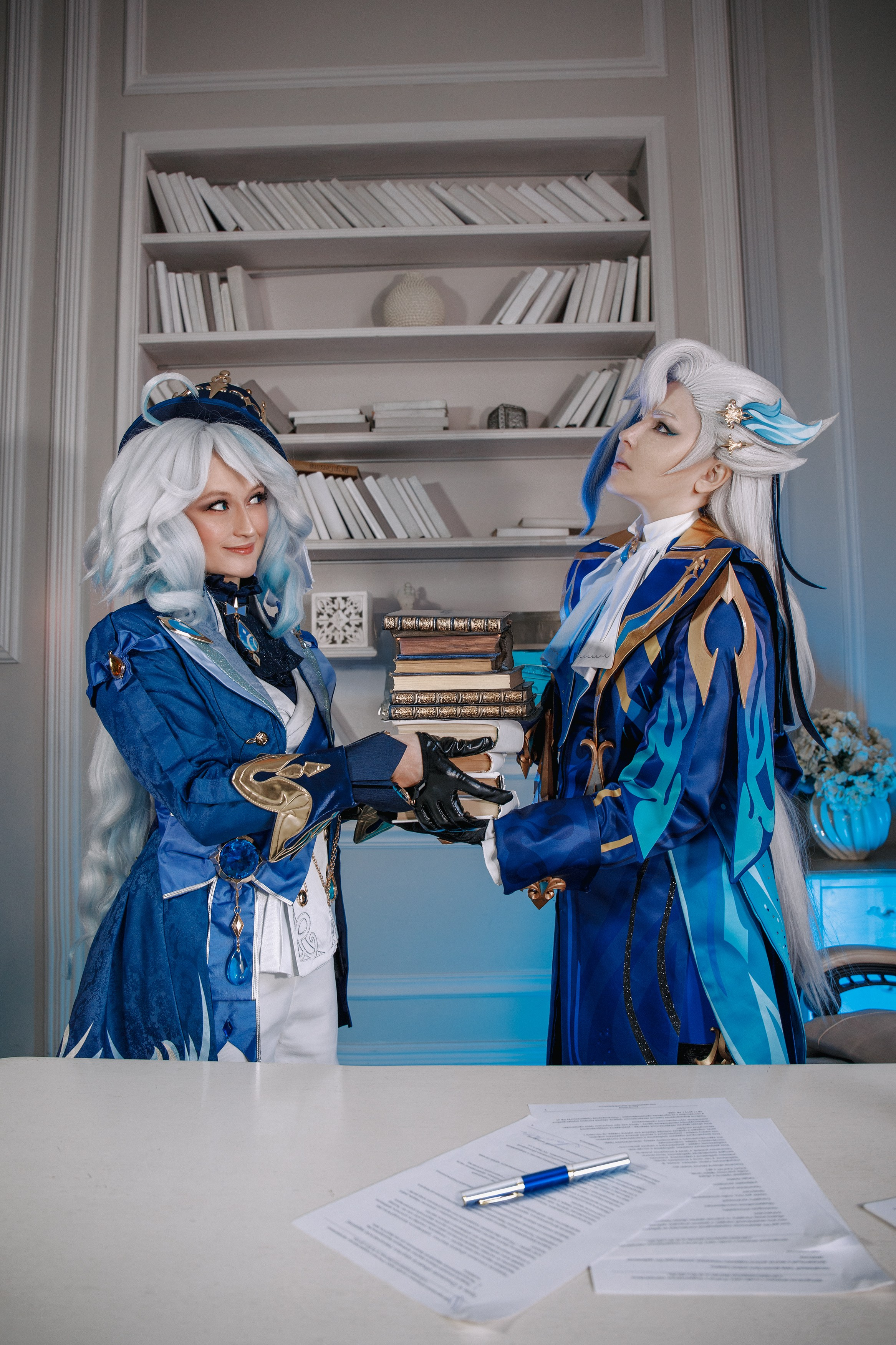 GENSHIN IMPACT: Neuvillette & Furina. Polaroud love