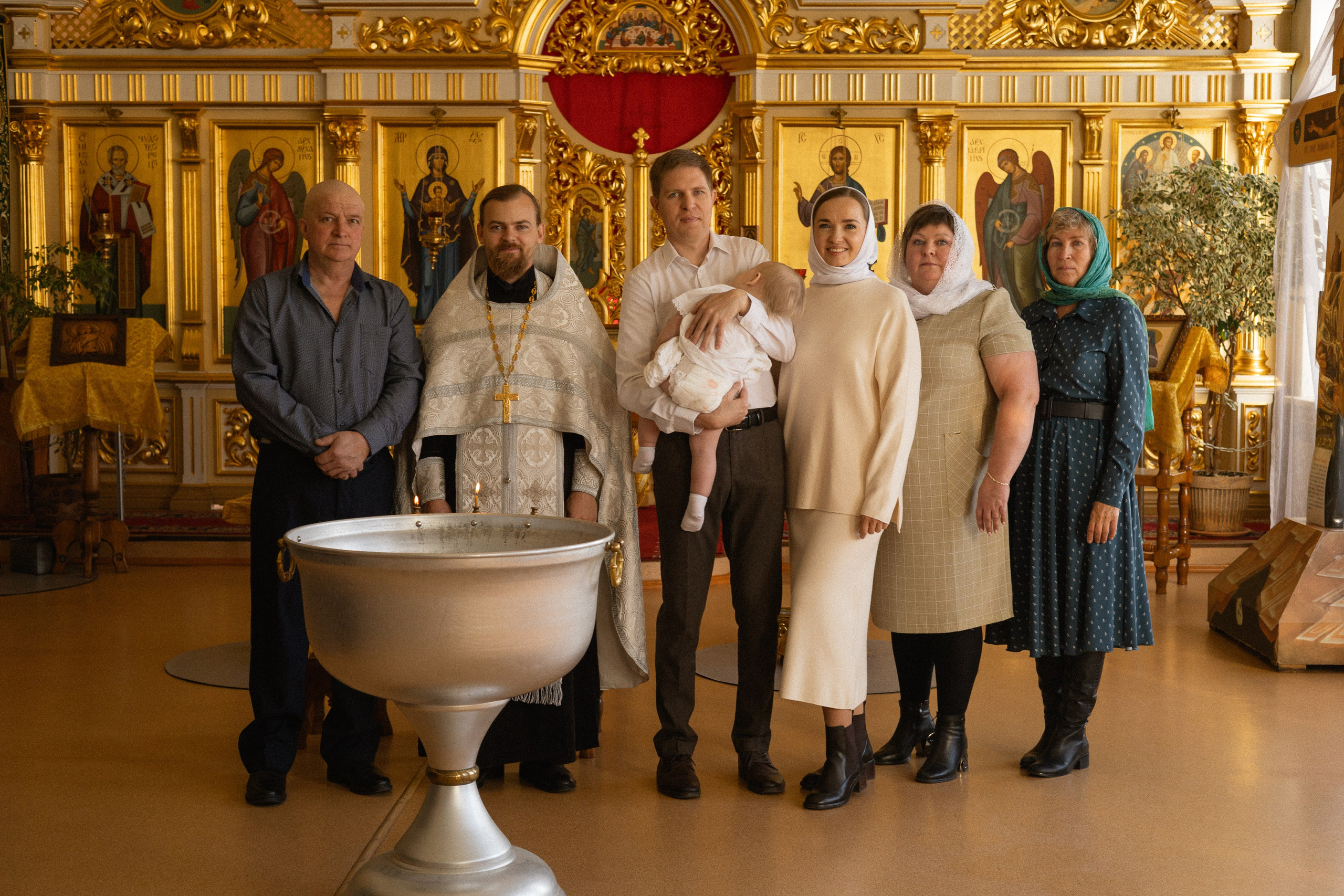 Крещение Лёвы. Фотограф в г. Чита
