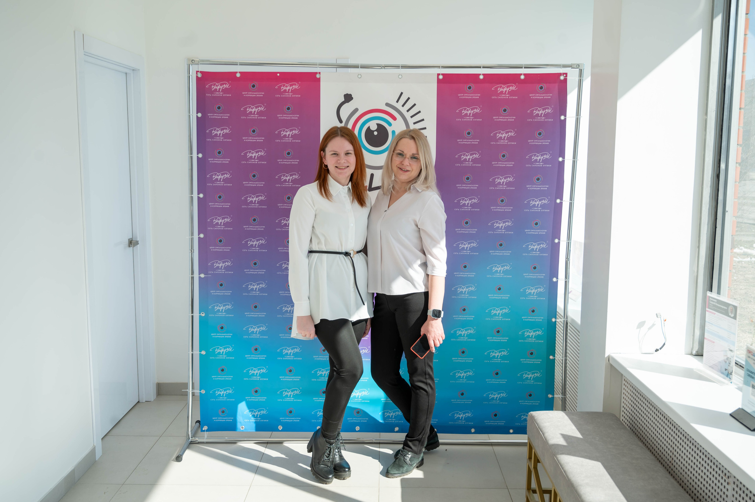 Съёмка открытия оптики