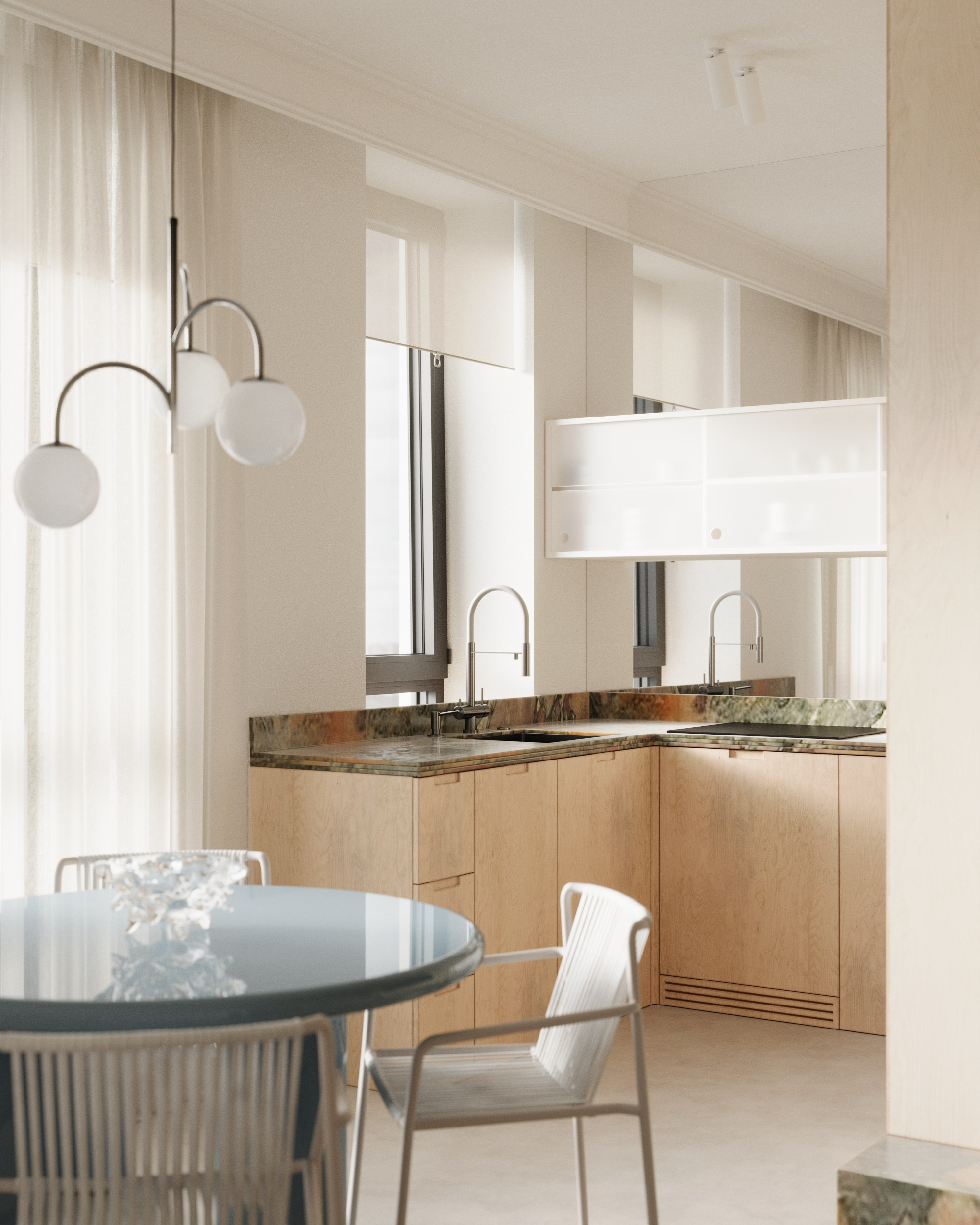 Квартира для молодой семьи — 55 м². Студия дизайна интерьера Muro