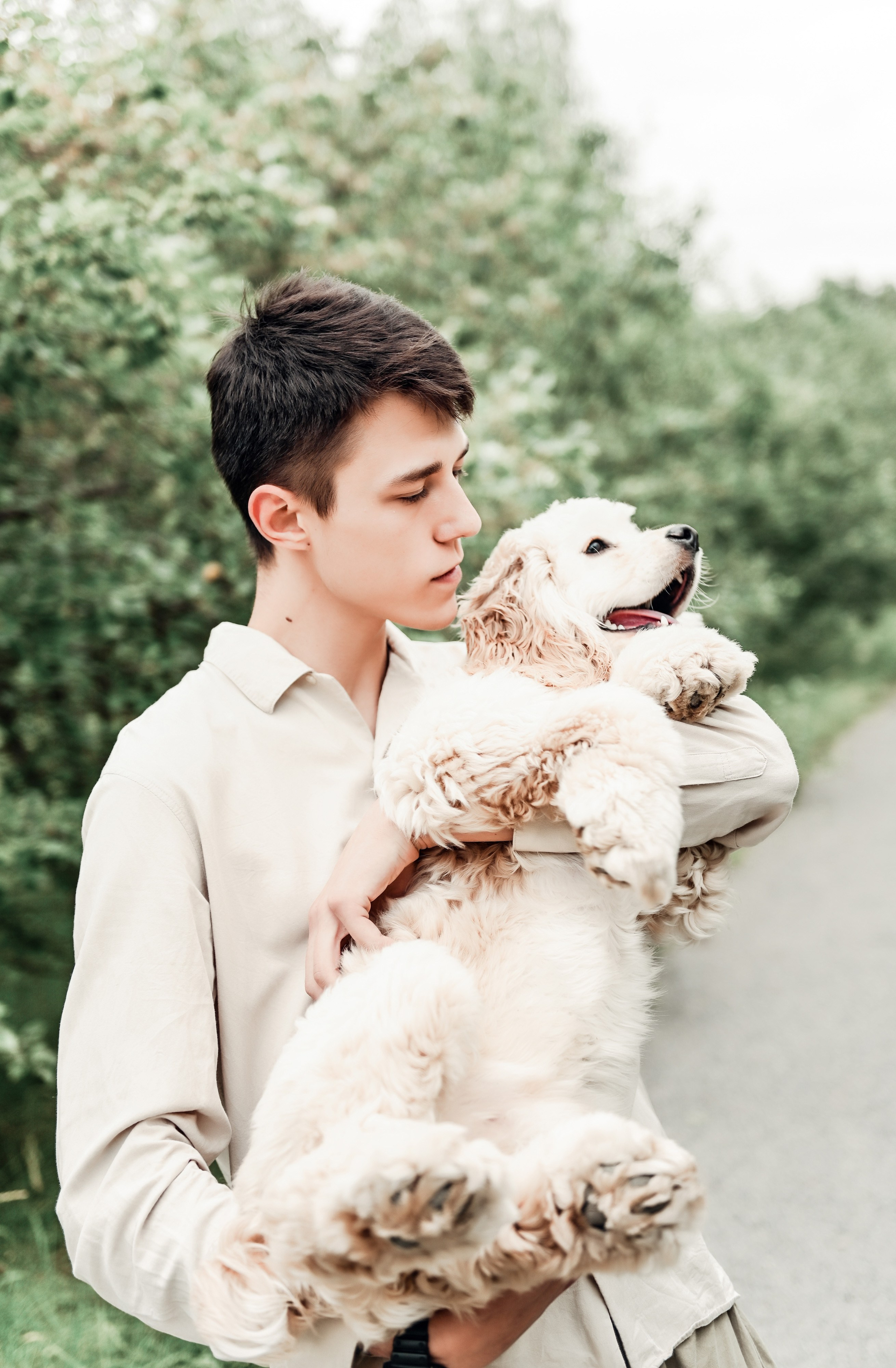Love story прогулка вместе с песиком))). Свадебный, семейный, детский, контент фотограф в Омске Максим Ильин