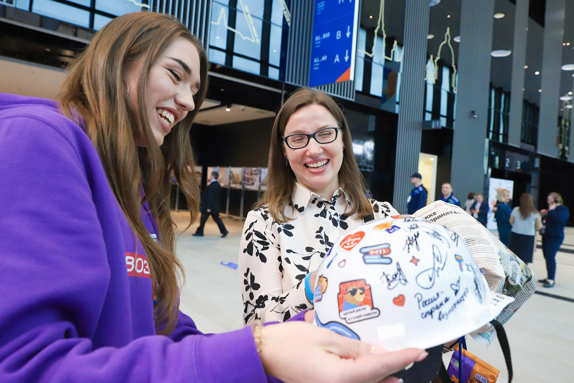 Стенд «Россия — страна возможностей». Фотограф Дарья Попова