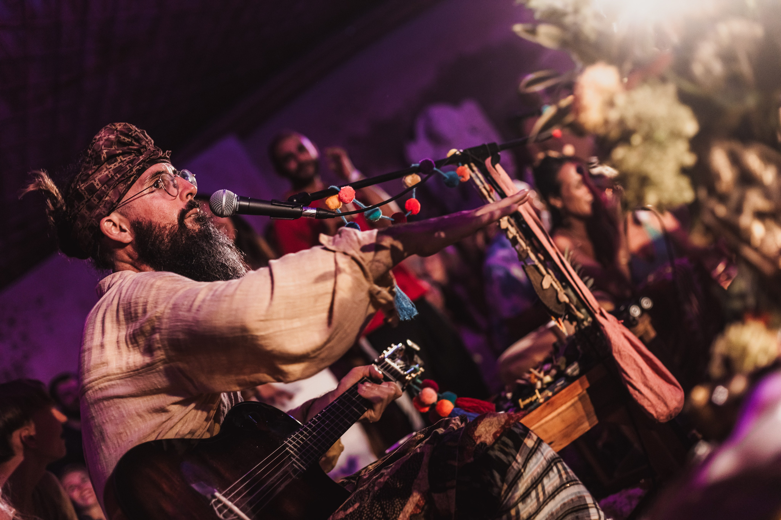 Hanuman Project kirtan at Alchemy april. Mariam Bagdasaryan