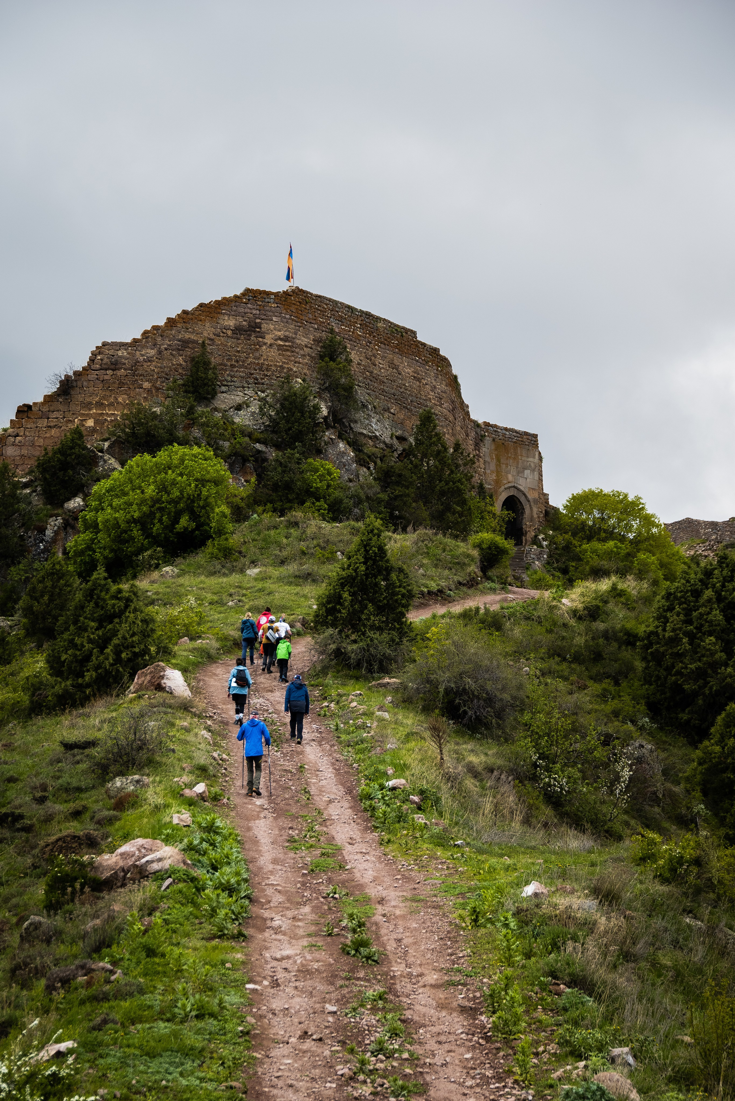Крепость в горах Армении