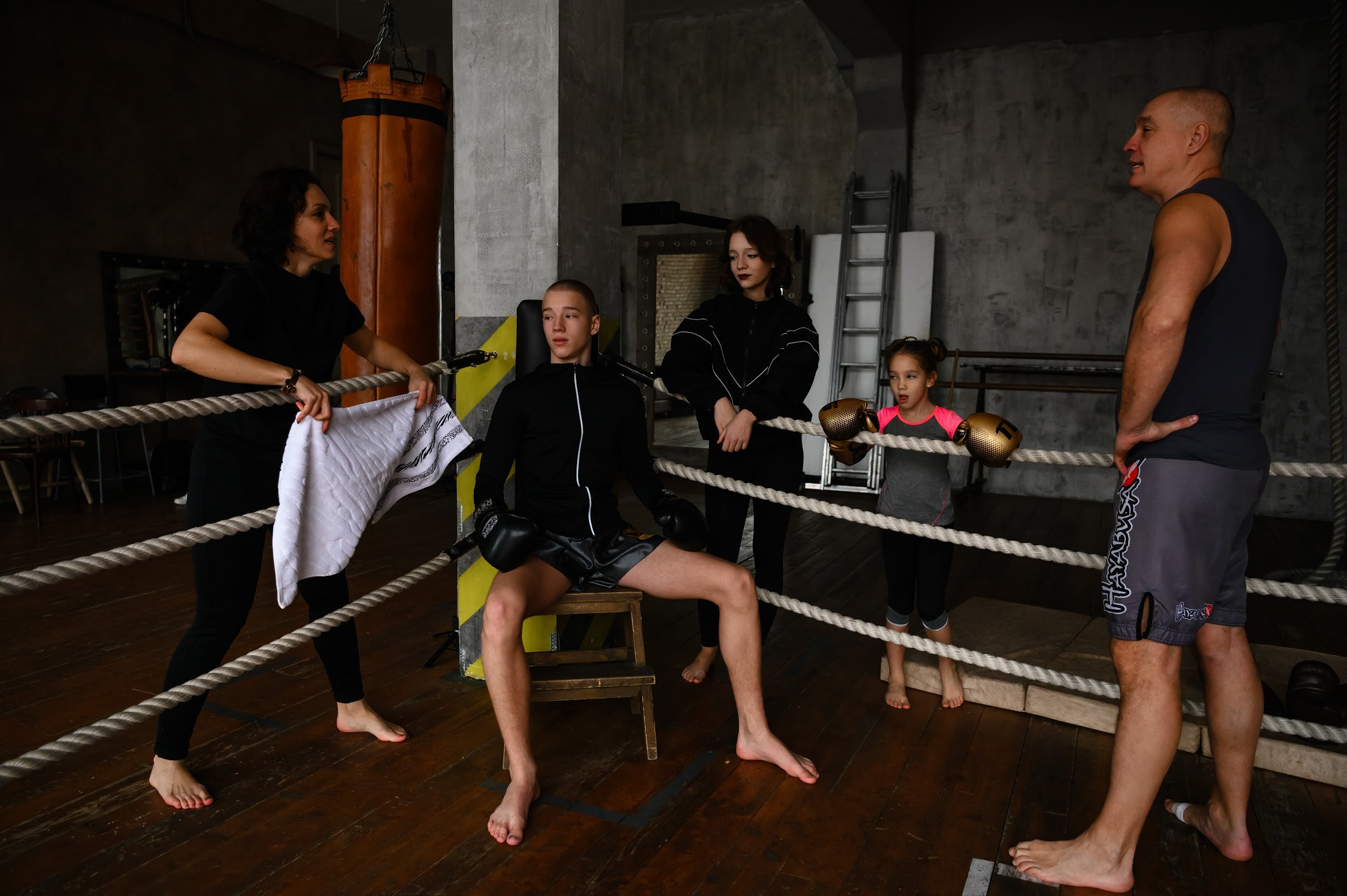 Спортивная семья. Фотограф Марина Росси