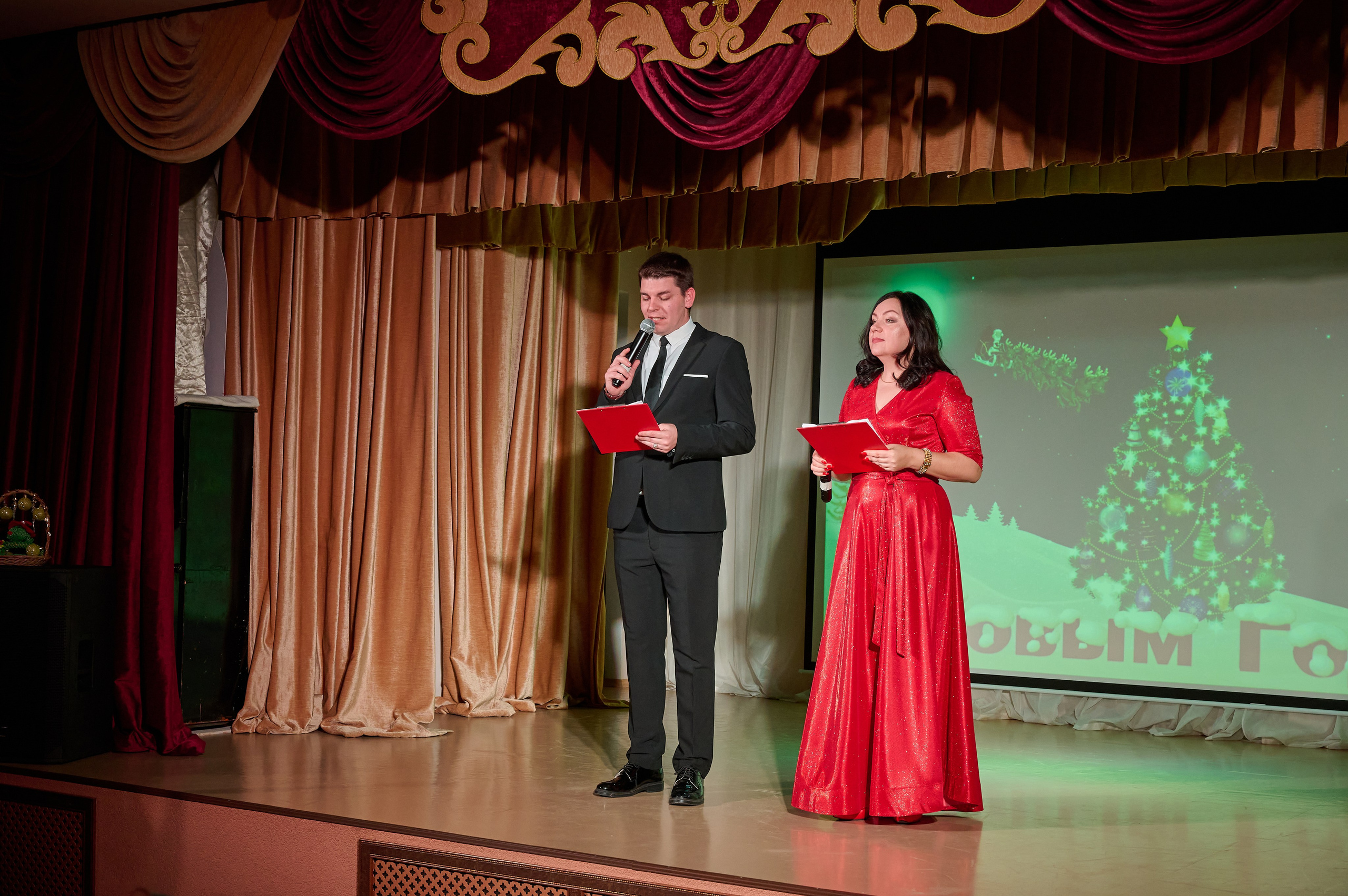 НОвогодний концерт. дк Виноградный. Жизнь курорта Кабардинка в фотографиях