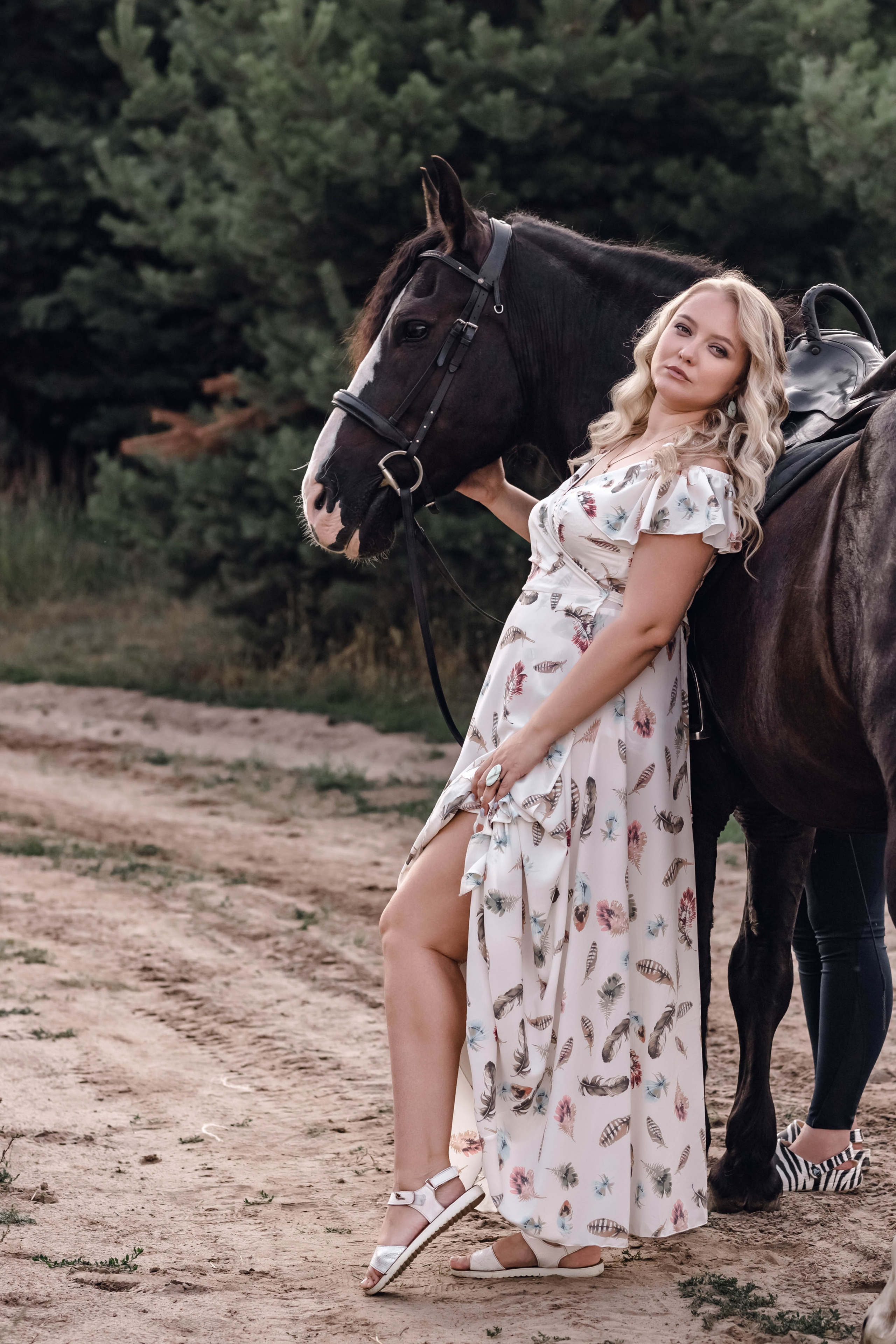 Фотосессия с лошадью. Семейный и детский фотограф Егорьевск