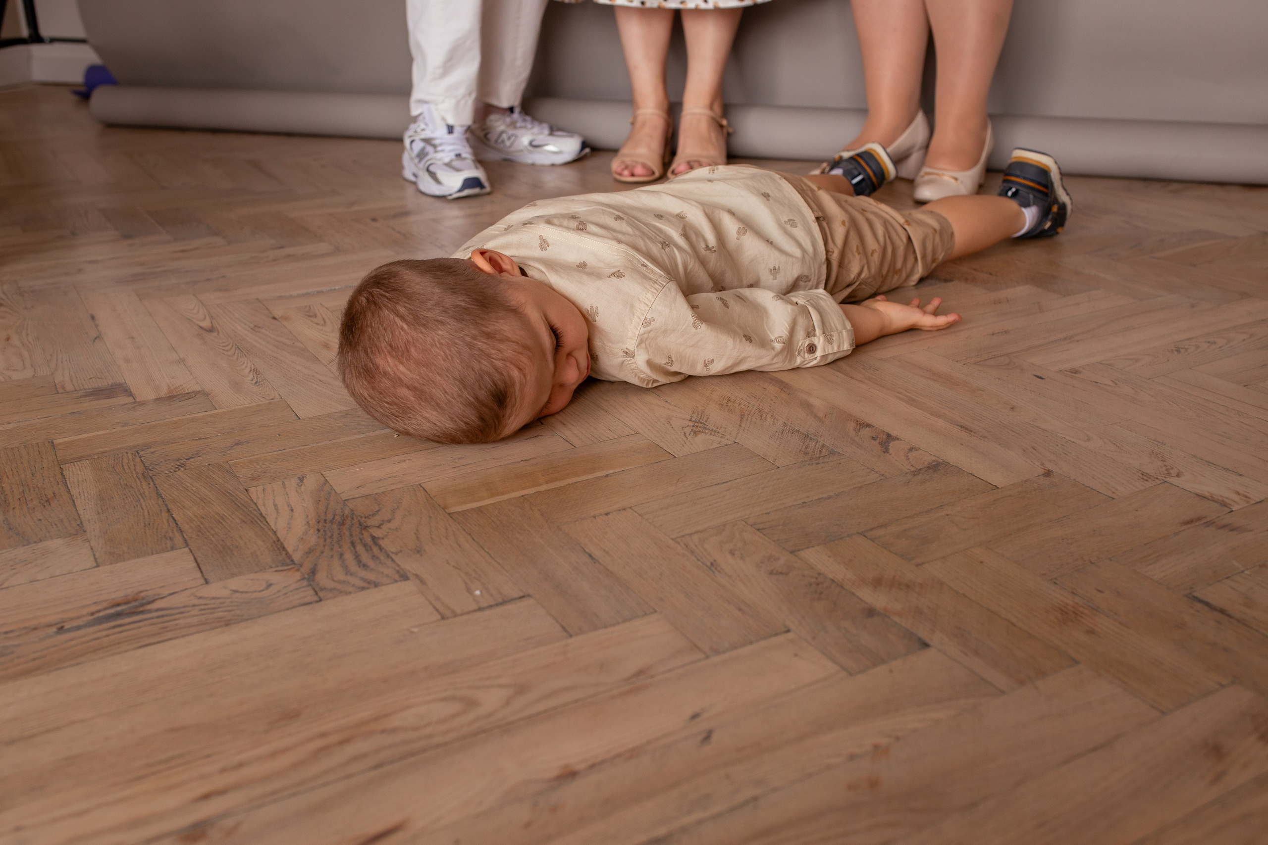 Надежда, Григорий и Ваня с семьёй