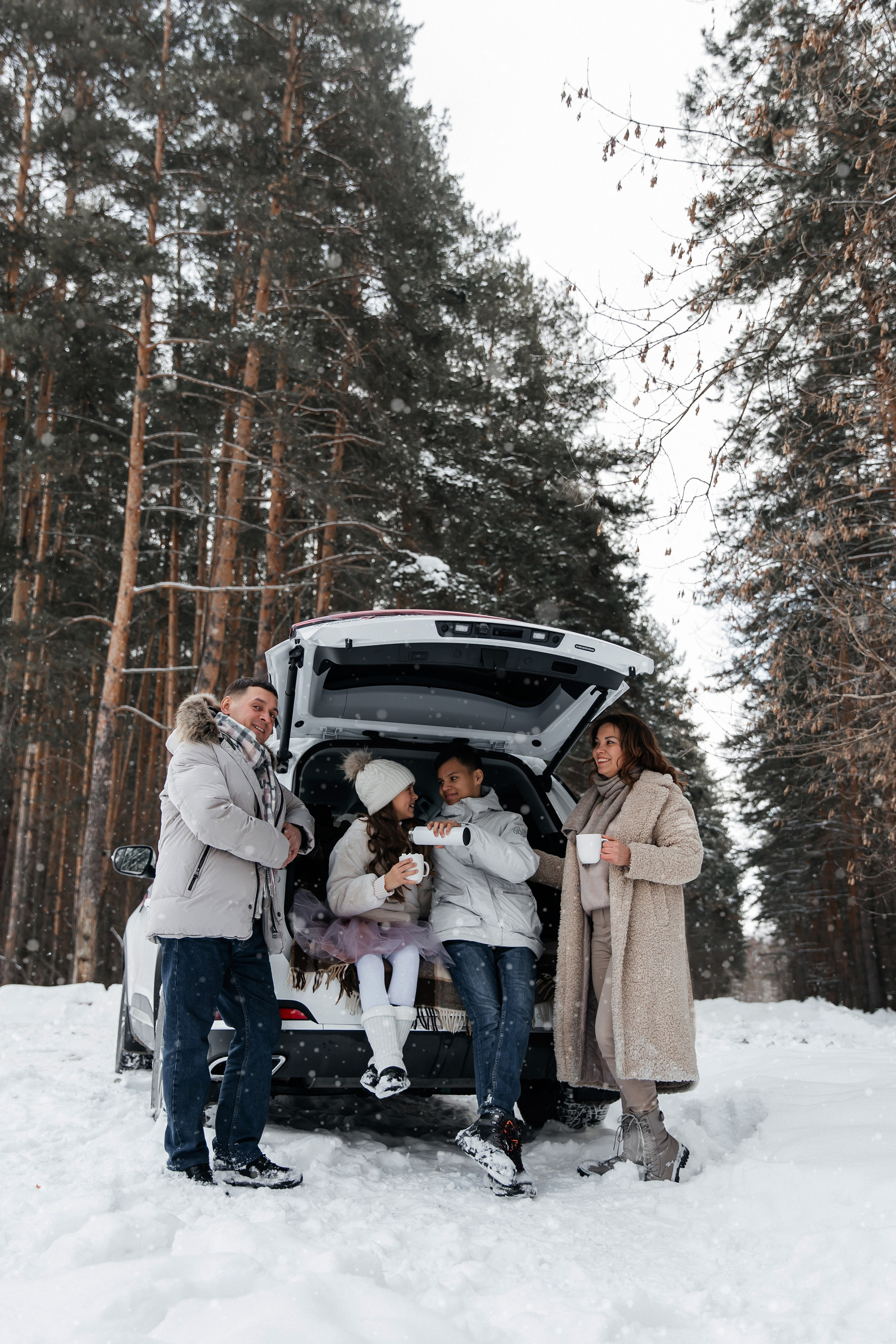 Зимняя прогулка. Свадебный и семейный фотограф у Уфе Евгения Сазонова
