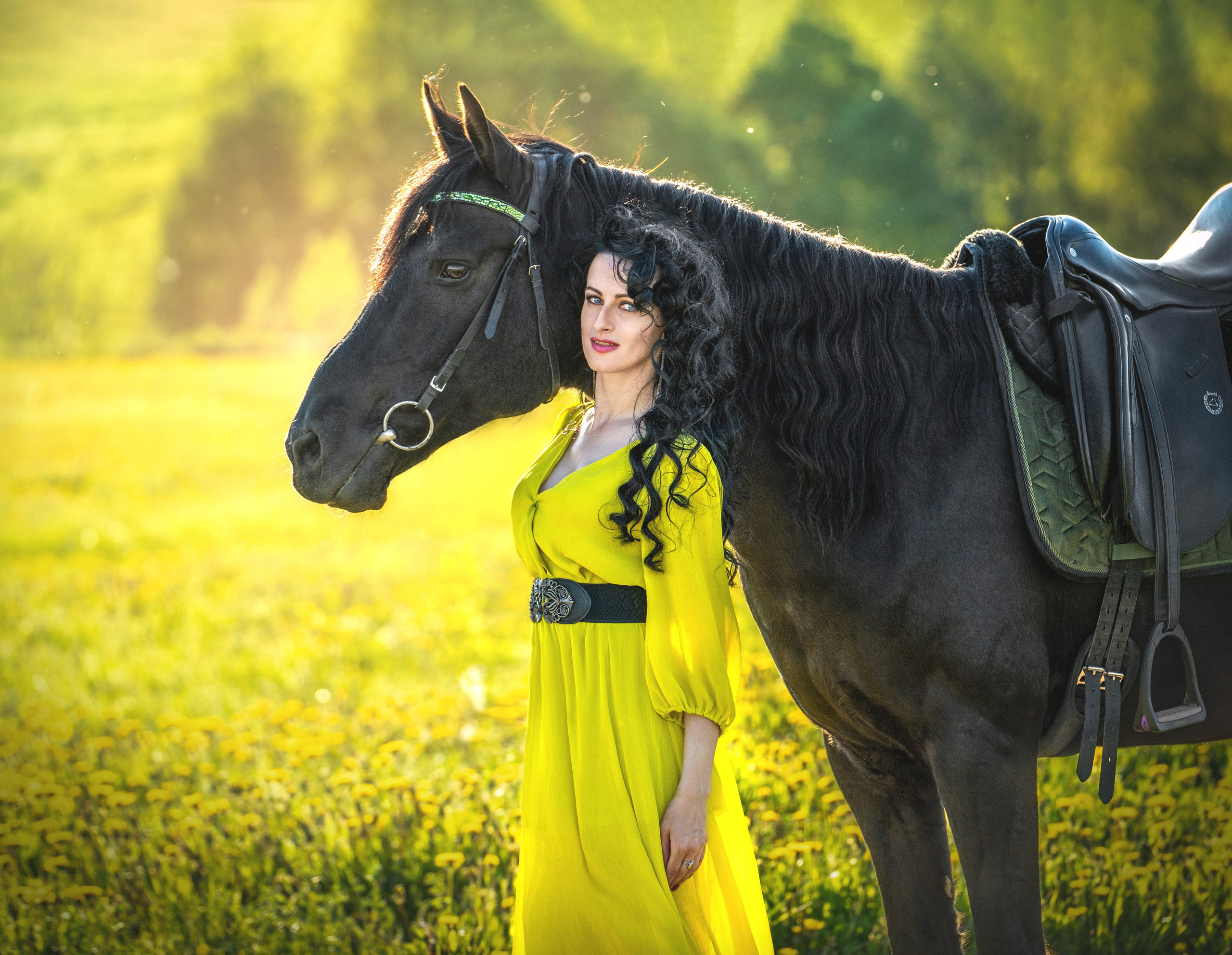 Одуванчиковое поле. Фотограф Дарья Соколовская