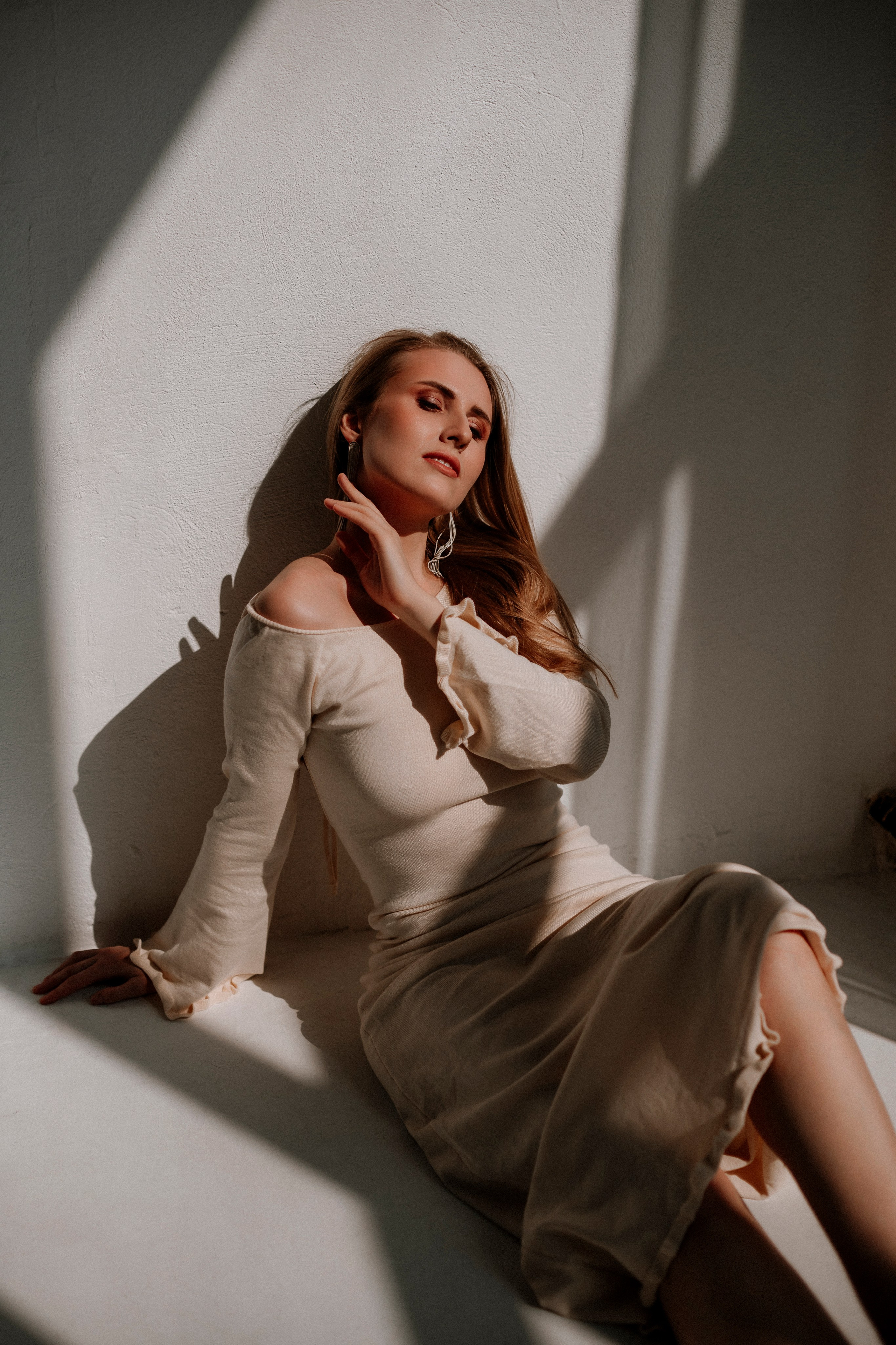 Съемка в тканях, Анастасия. Фотограф Калуга