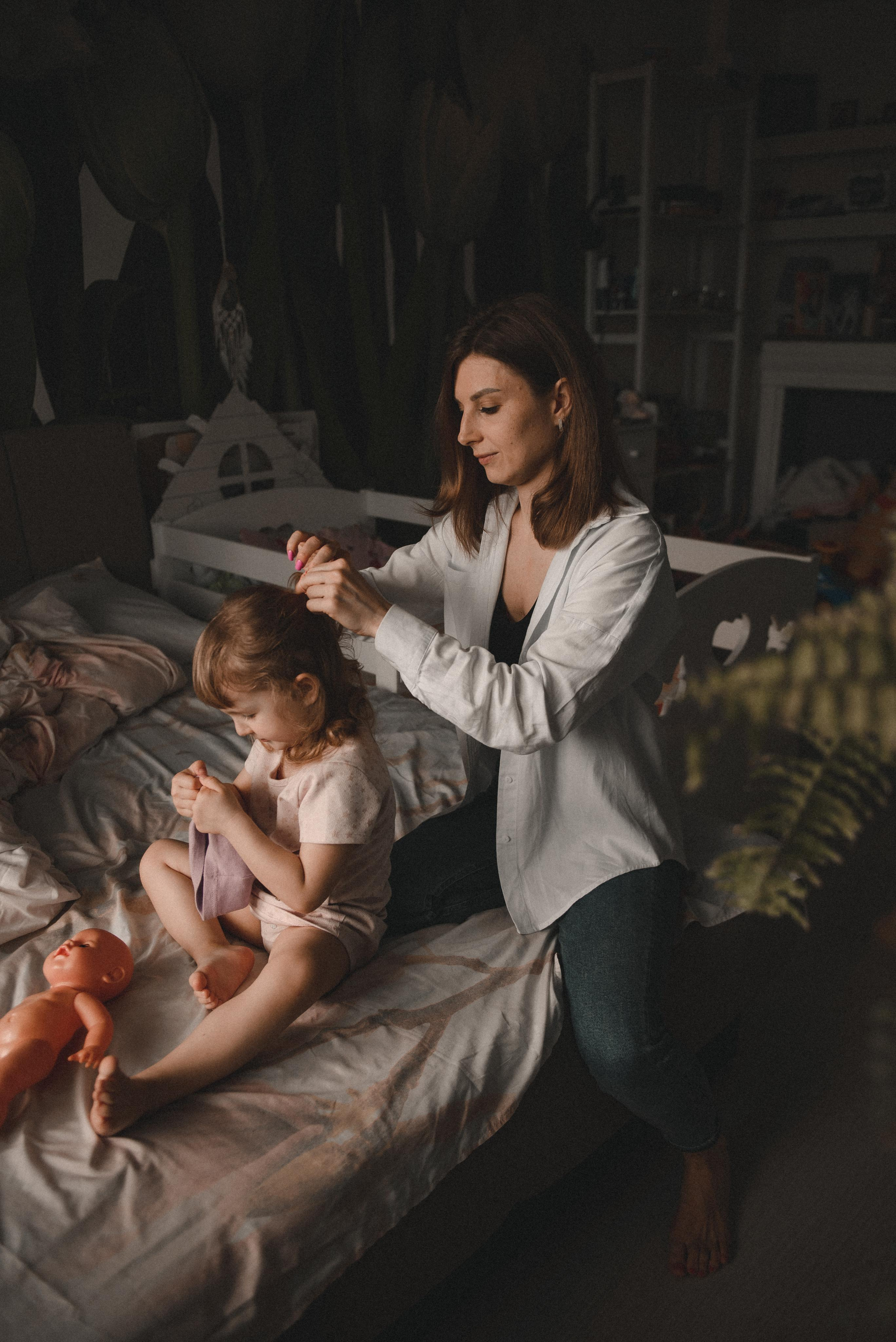 Прекрасное утро мамы и дочки. Семейный фотограф в г. Ставрополь, Сорокина Мария