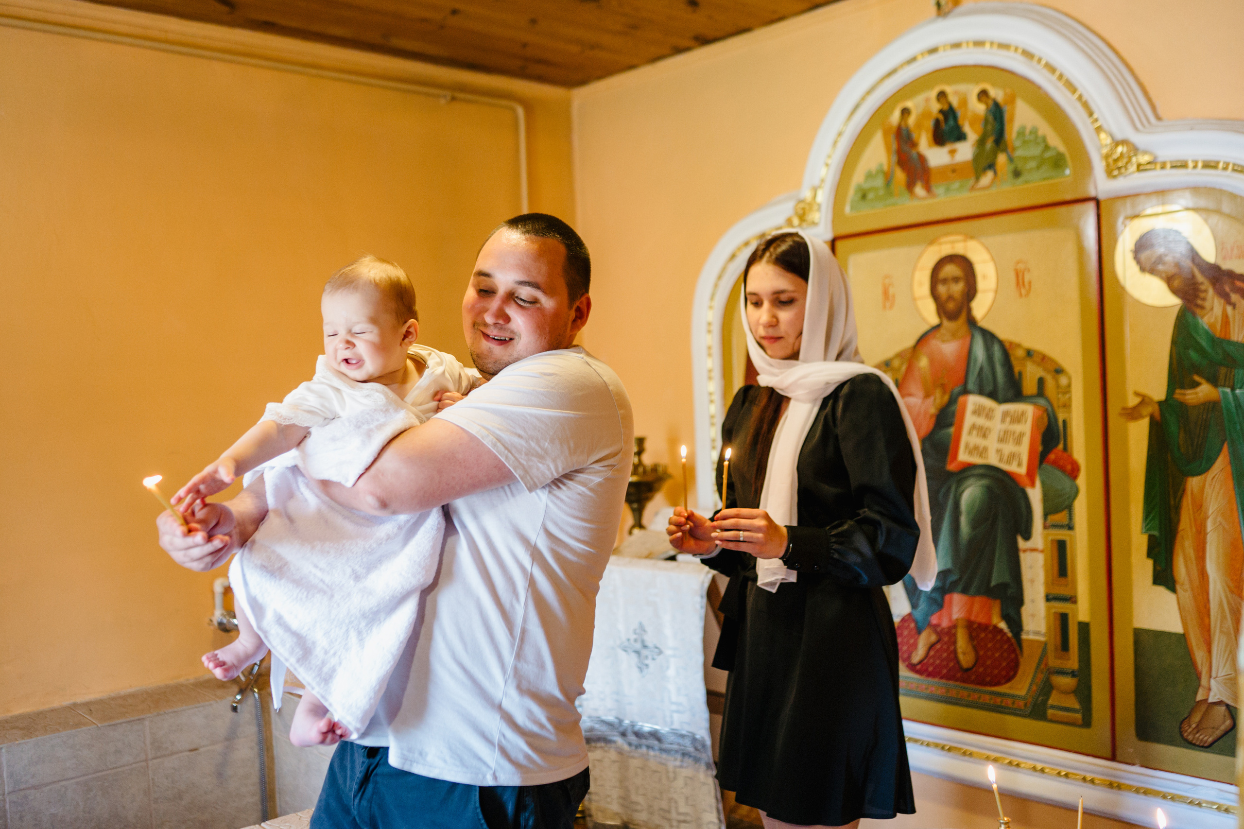 Крещение в Ильинской церкви