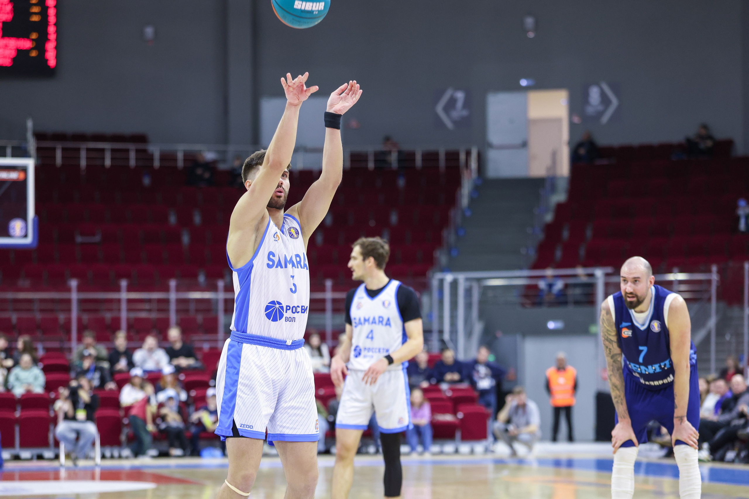 Баскетбол. Самара — Зенит. Единая лига ВТБ. Спортивный фотограф в Самаре