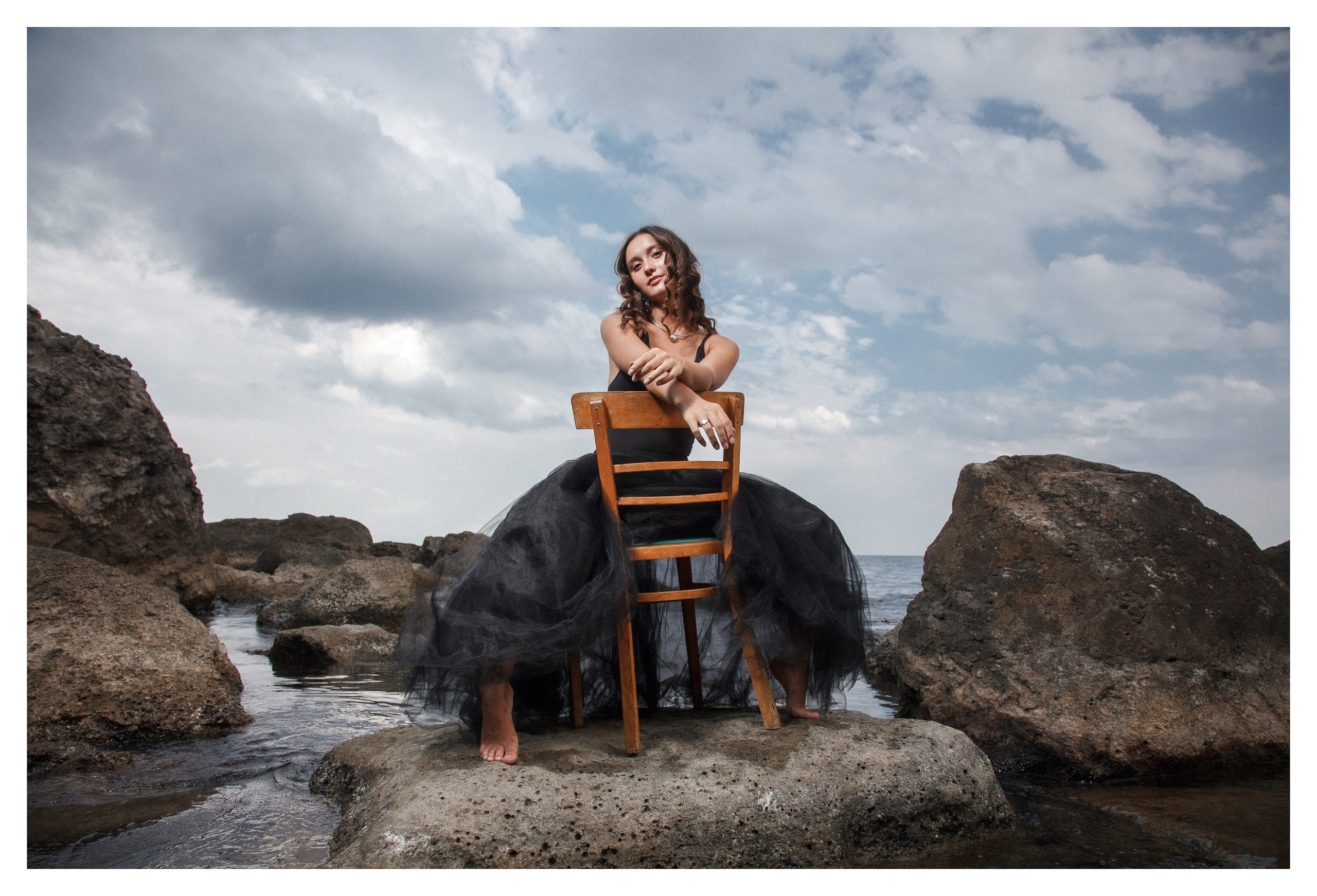 Лиза ЛИСТОПАД. портрет у моря. Фотография, как она есть