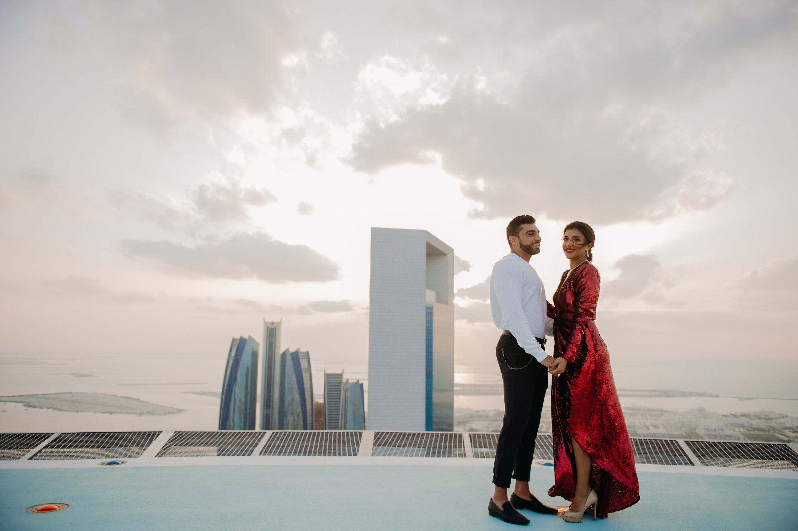 Love Story на высоте (Абу Даби). Фотограф в Москве и Санкт-Петербурге Дарина