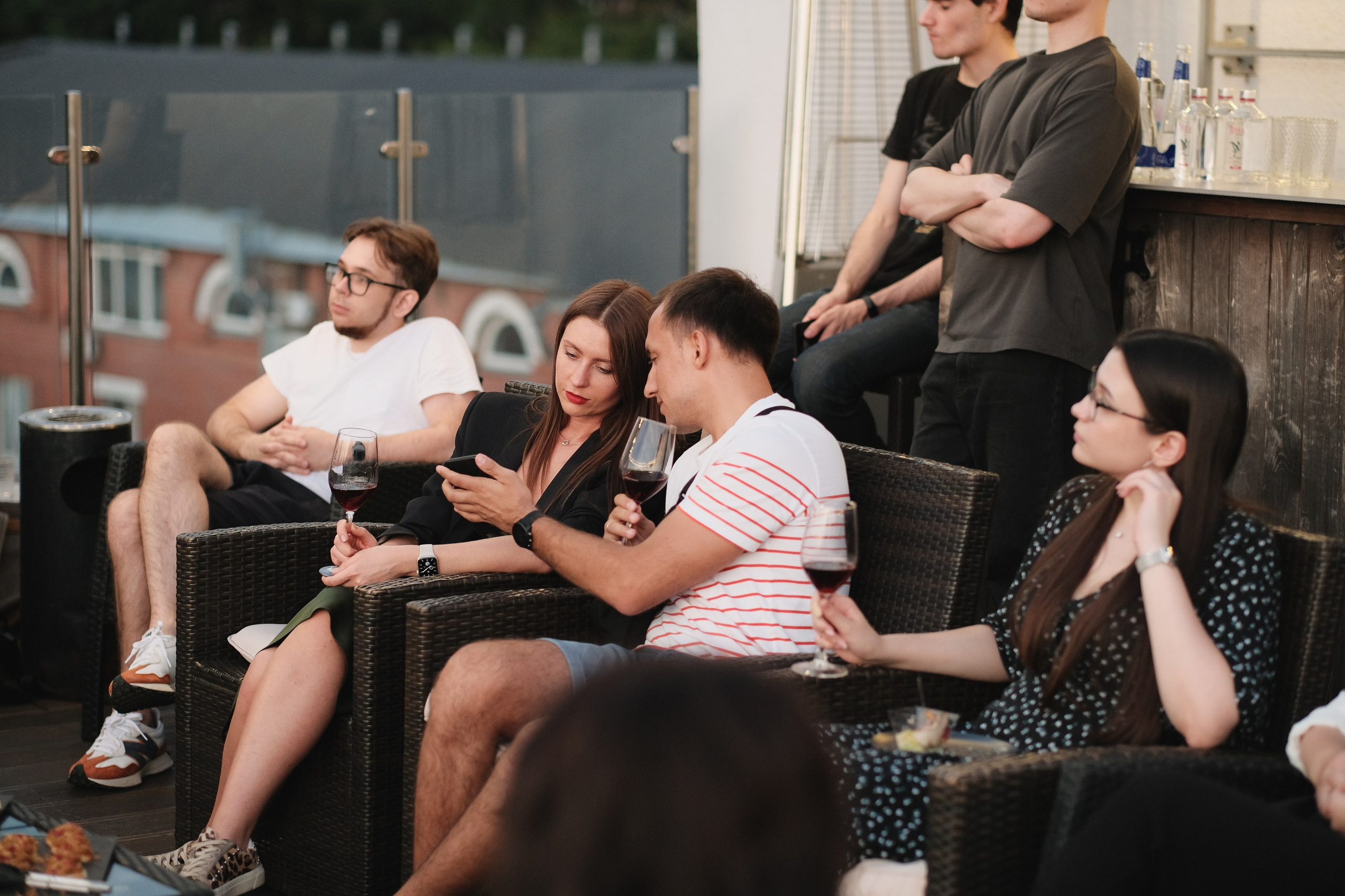 Вечеринка на крыше в Москве. Фотограф Михаил Ерохин | Москва