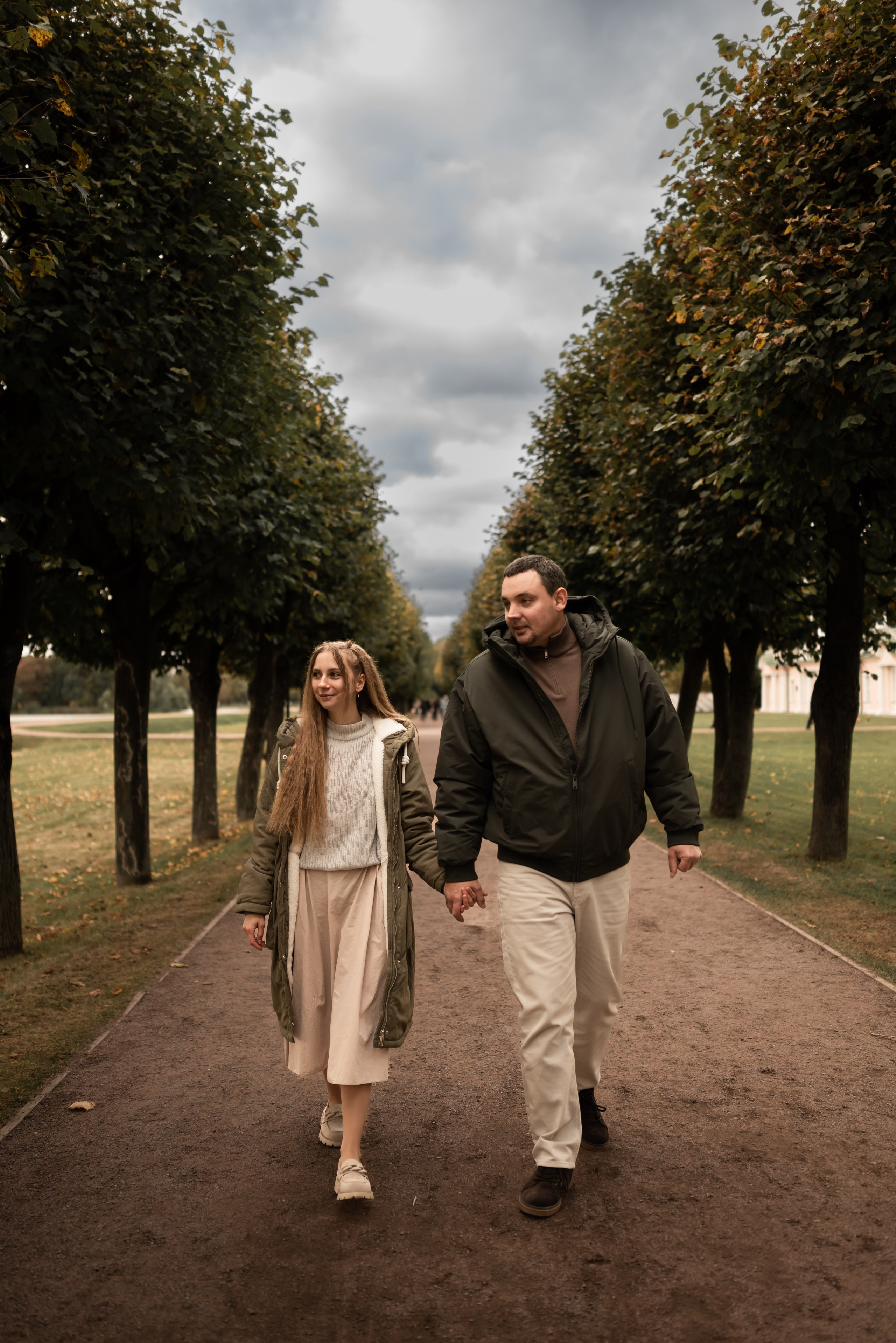 Осенняя Love story в Кусково. Фотограф Ксения Огородова портфолио