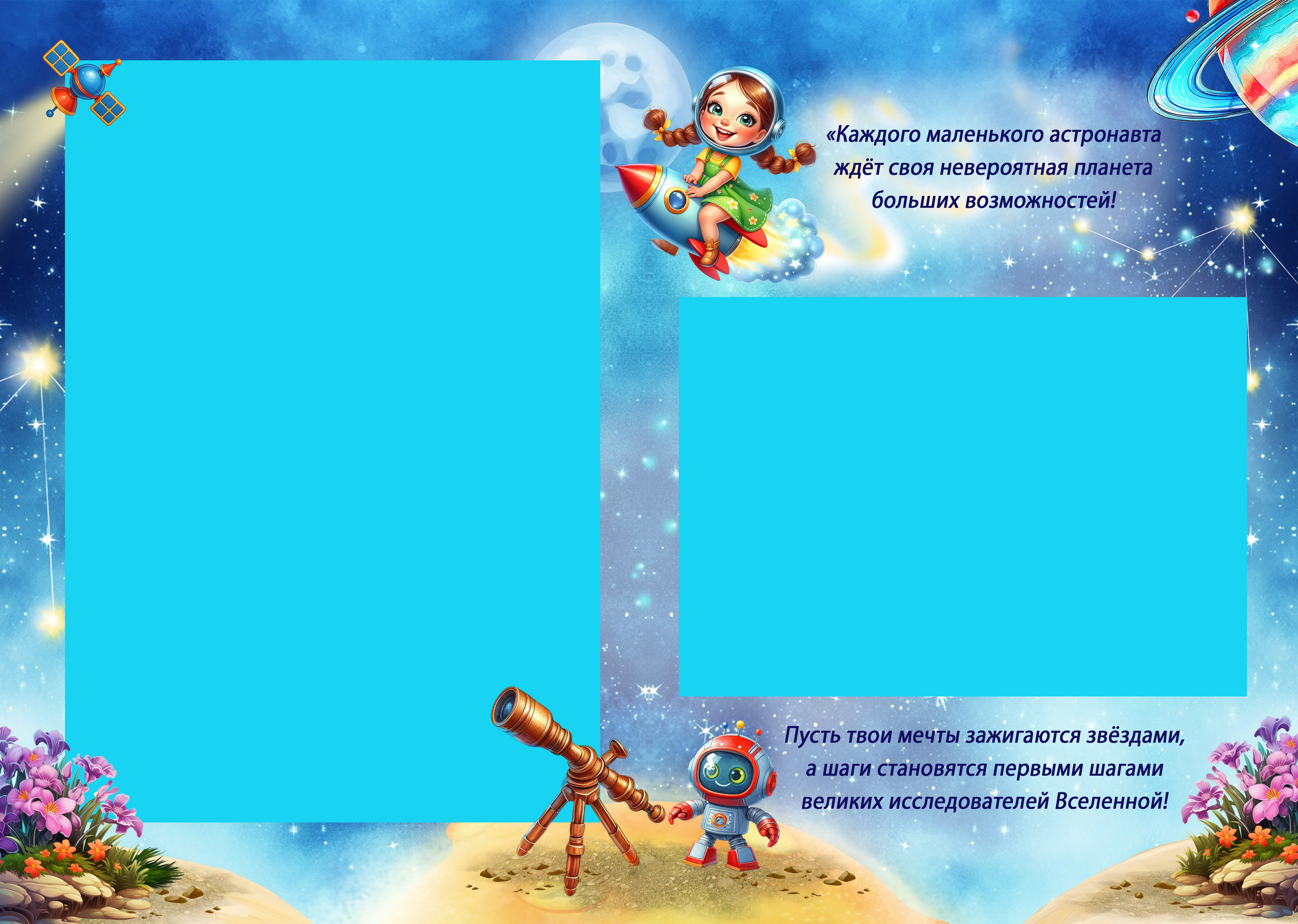 Дизайн «Космос». Шаблоны и дизайны выпускных альбомов и фотокниг