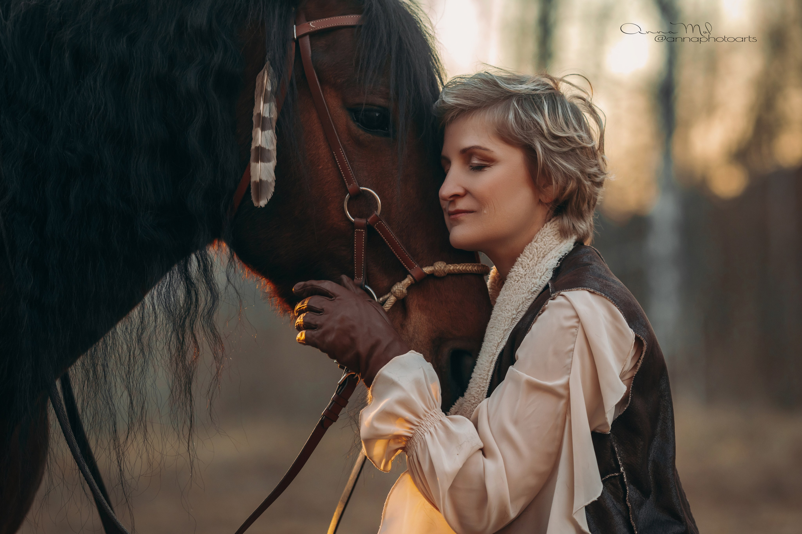 Наталья и Талисман. Анна Молчанова конный фотограф в Тюмени | фотосессии с лошадьми Тюмень