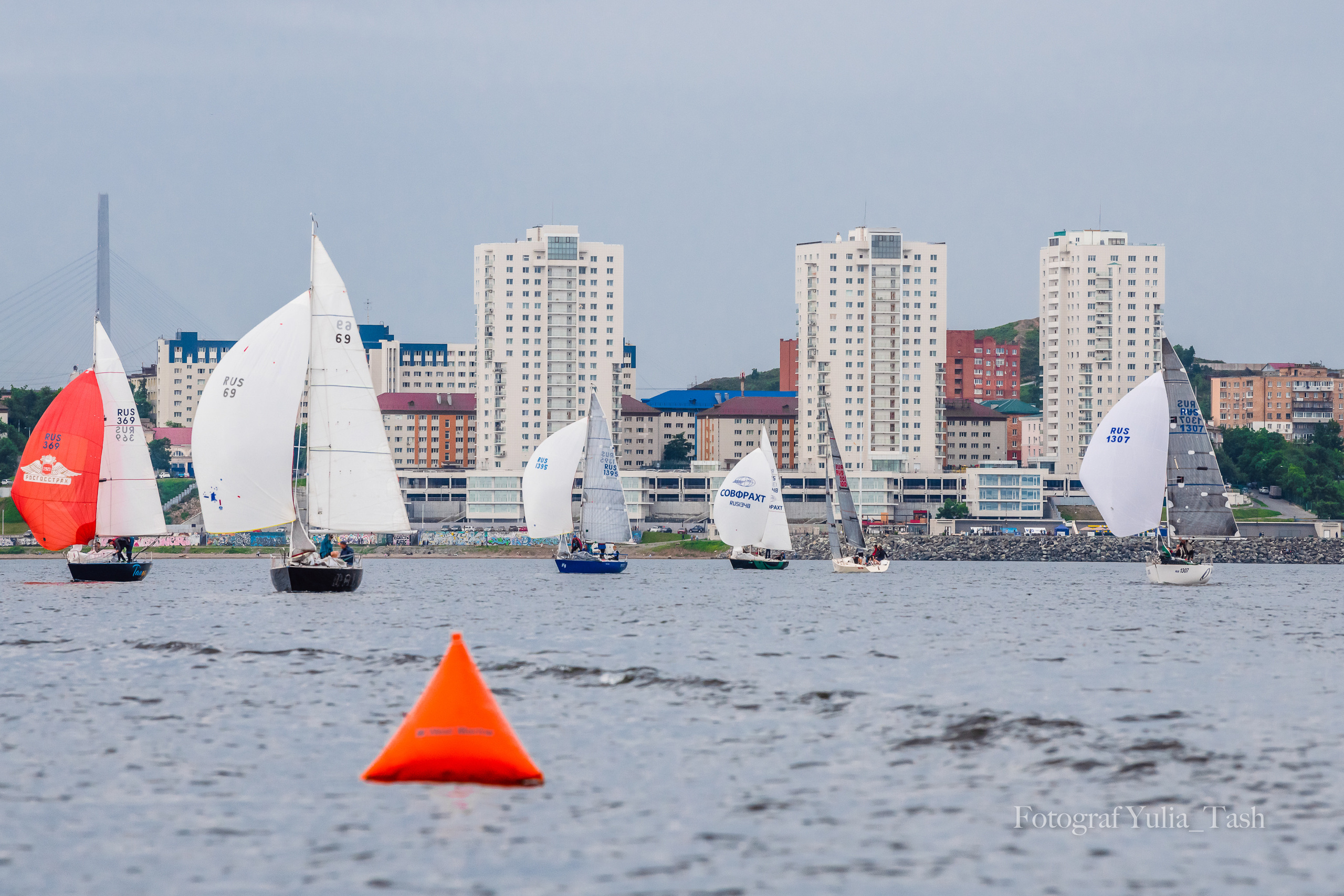 Кубок г. Владивостока по парусному спорту (12 гонок по средам). Любимый фотограф