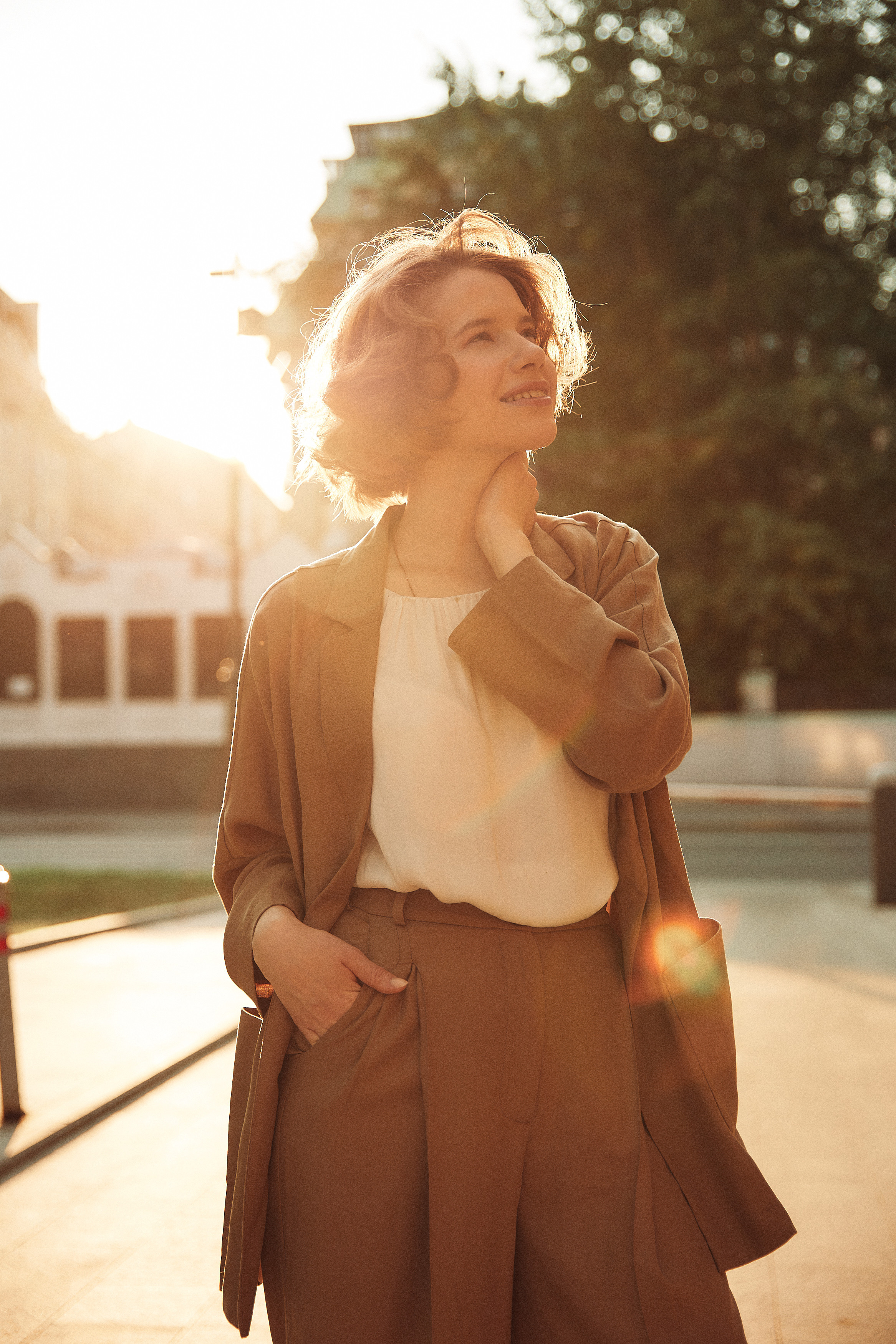 женский портрет на улице