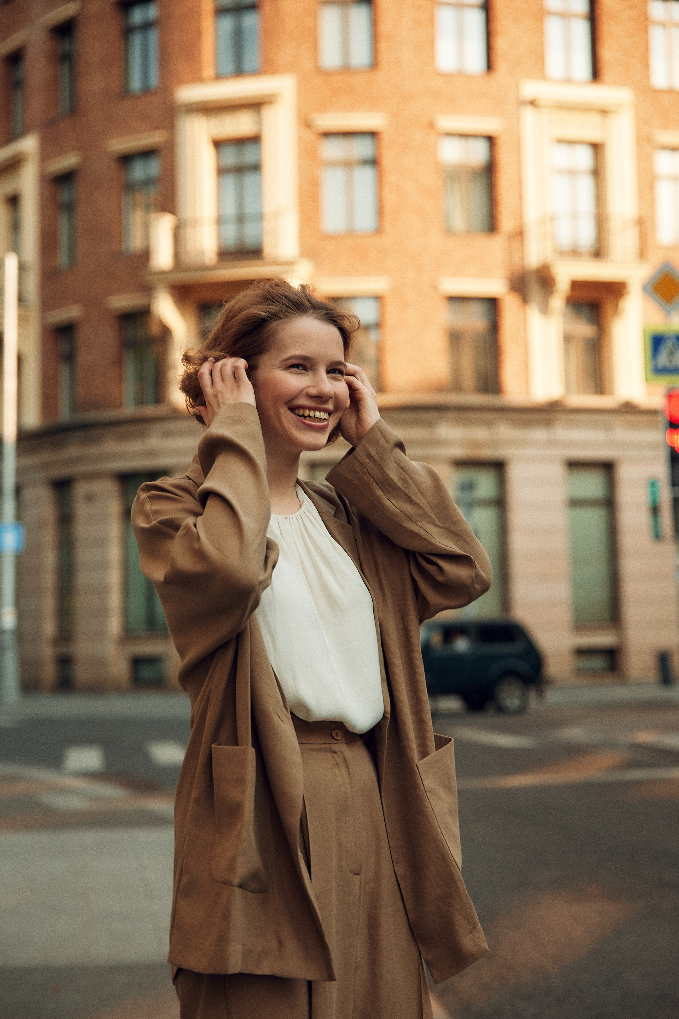 Женский портрет, городская фотосессия. Репортажный и семейный фотограф Ухова Наталья в Москве