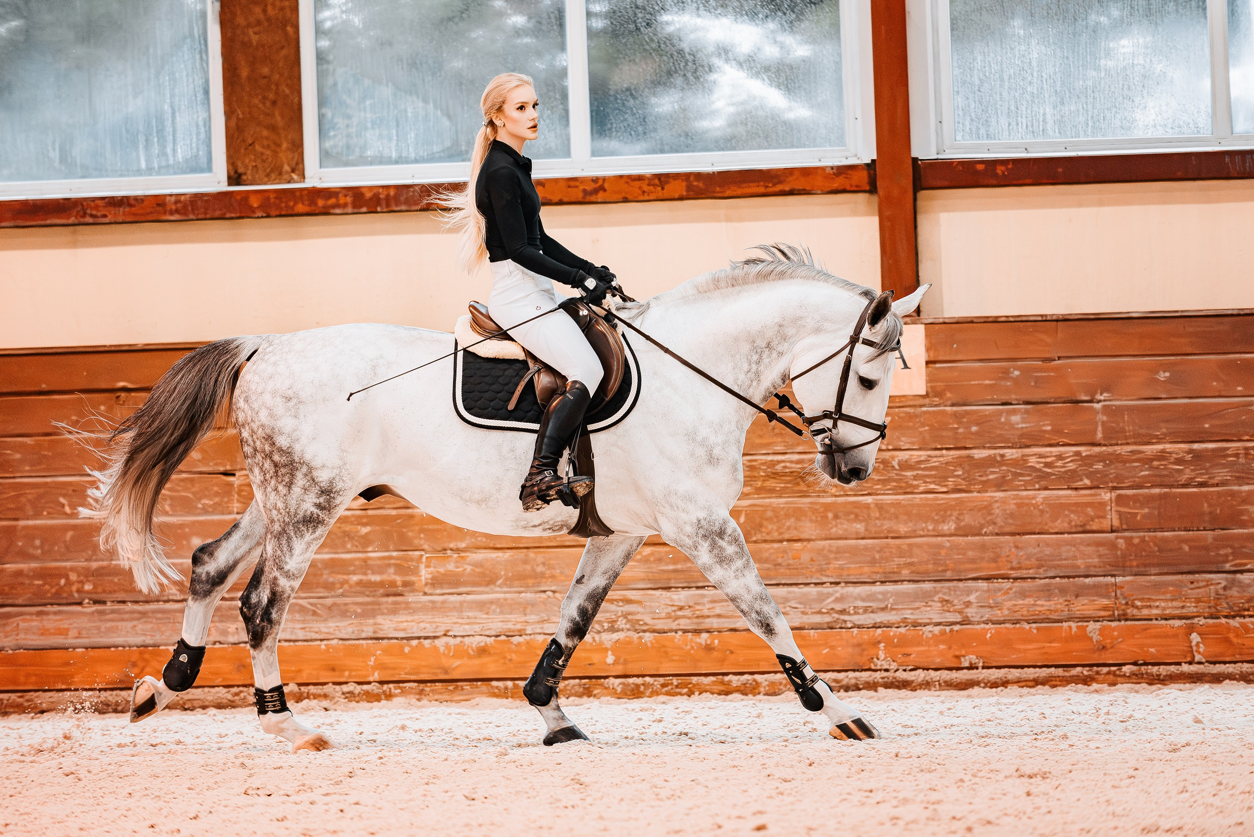 Анастасия и Соперник. Куракина Дарья • Конный фотограф