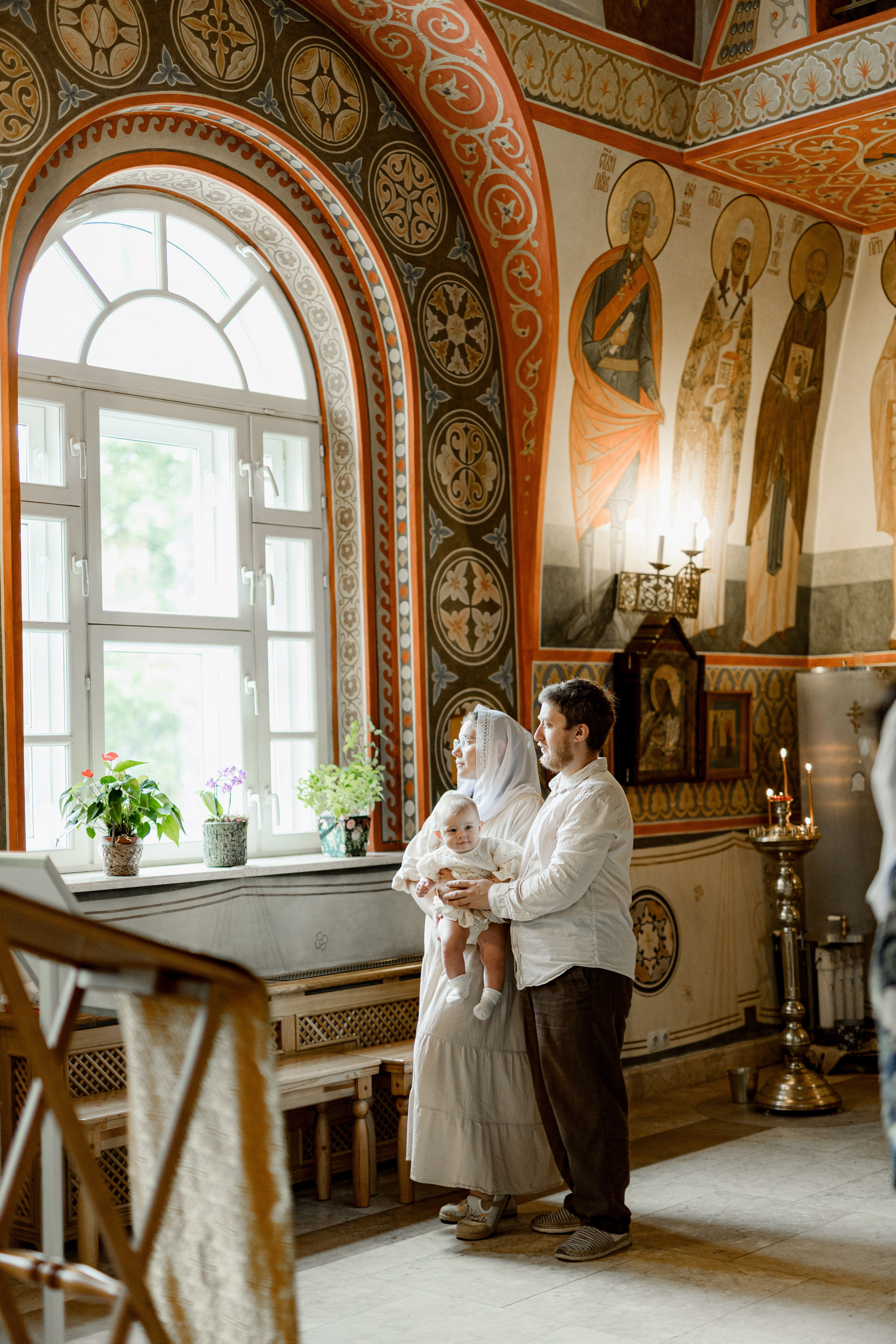 Таинство Крещения Веры. Фотограф новорождённых Newborn Москва