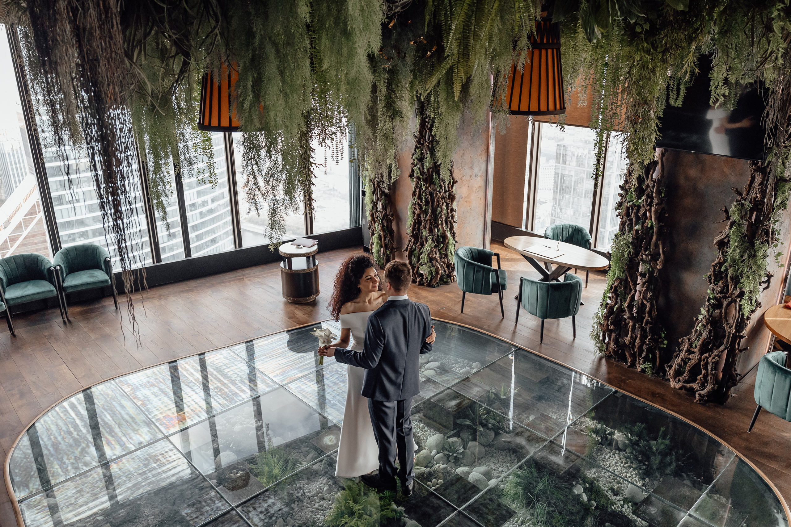 свадьба в ресторане birds башня око москва сити