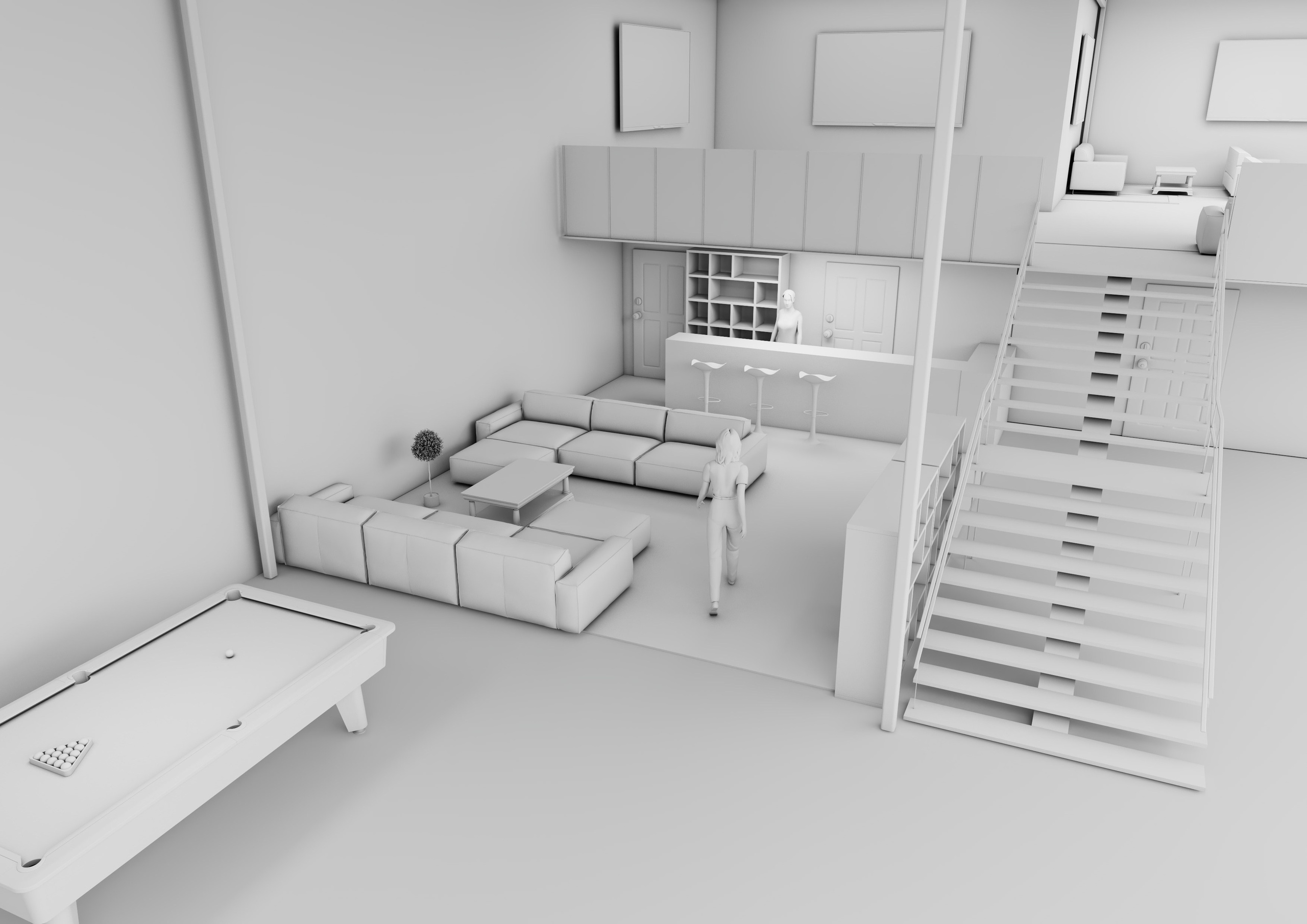 Кейс: 3D-визуализация спортивного комплекса — от чертежа от руки до архитектурной концепции. Фотограф и 3D-визуализатор в Истре — фото, видео, визуализация