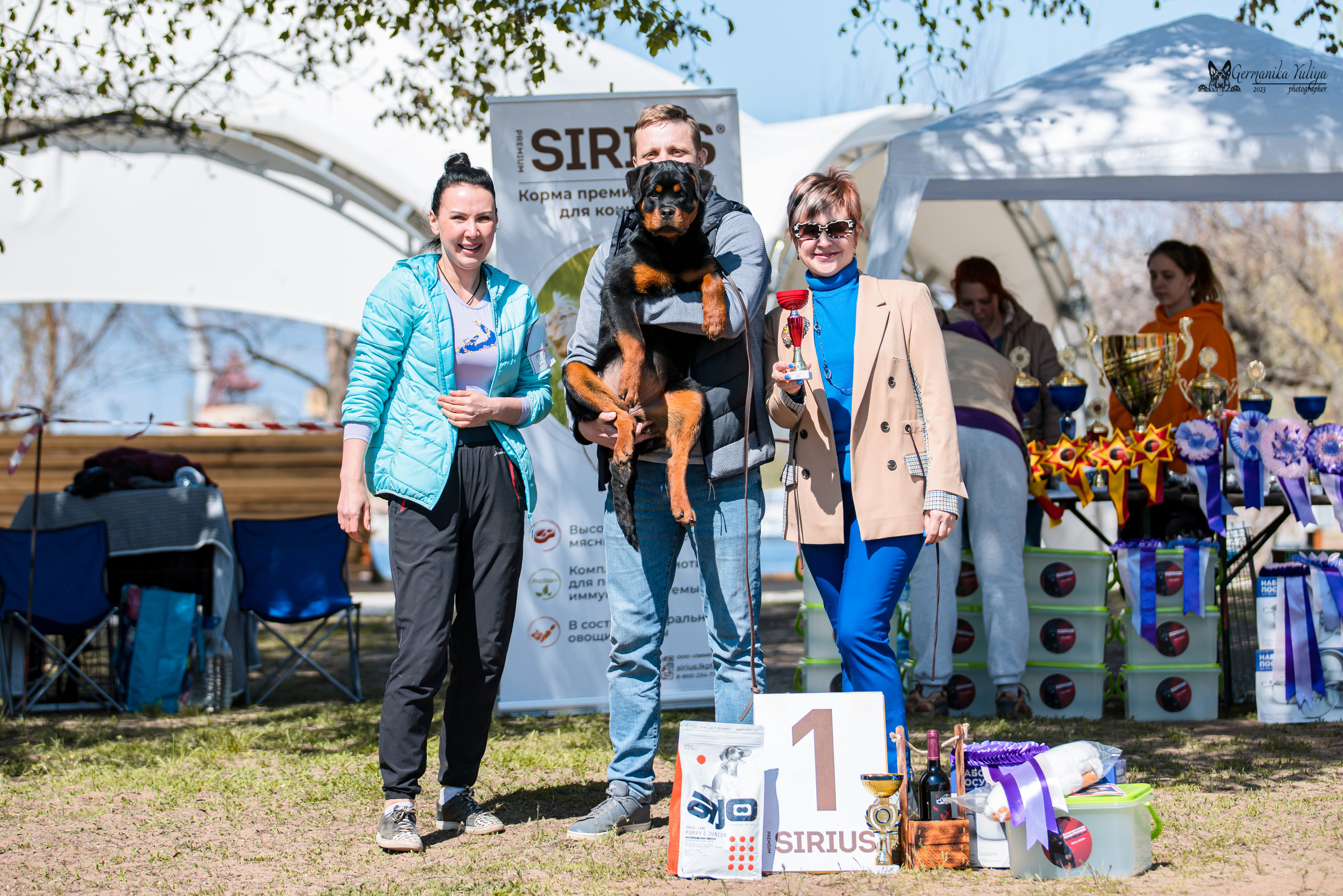 Саратов 2хмоно ротвейлеров 22-23.04.2023. Фотограф-анималист Юлия Германика