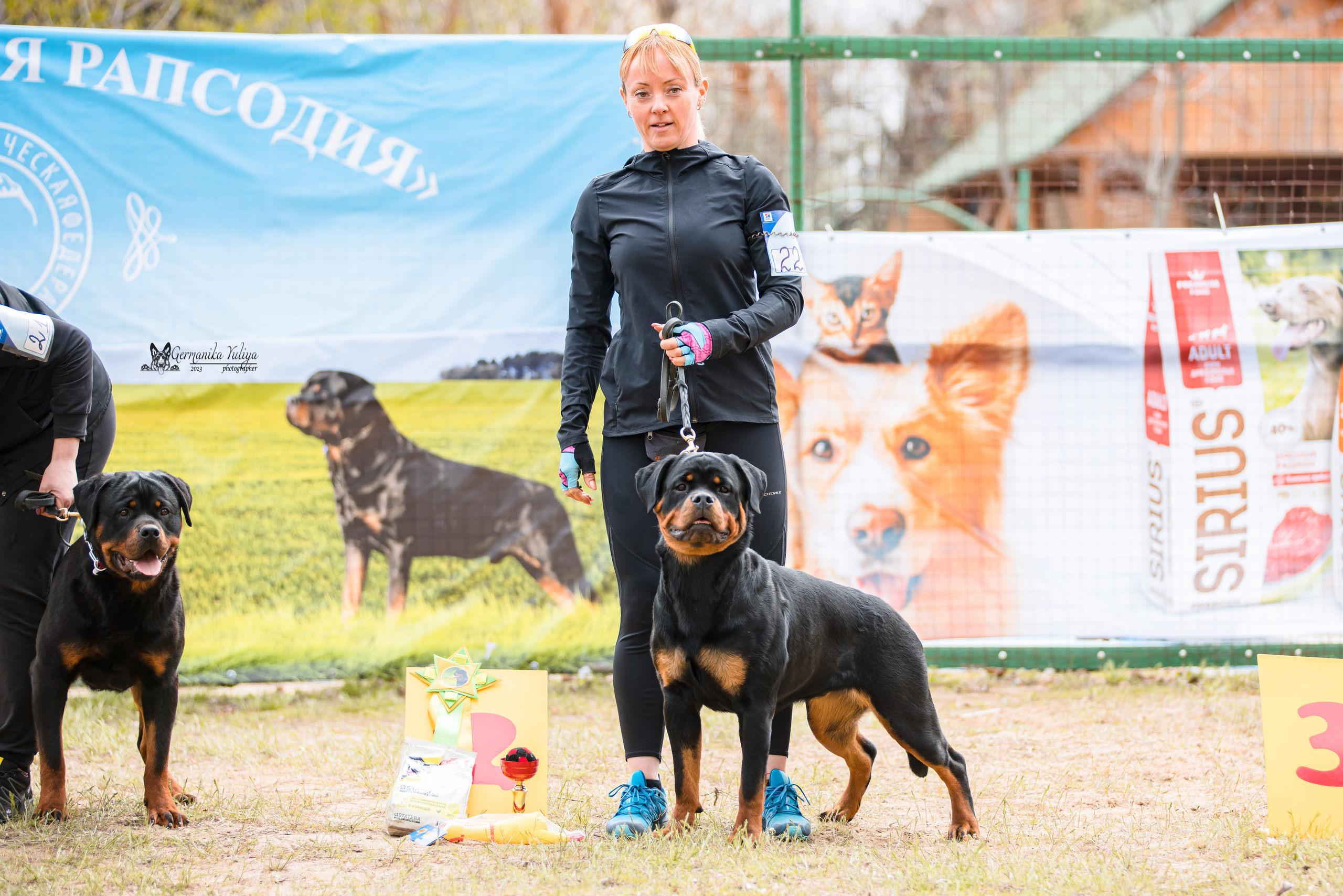 Саратов 2хмоно ротвейлеров 22-23.04.2023. Фотограф-анималист Юлия Германика