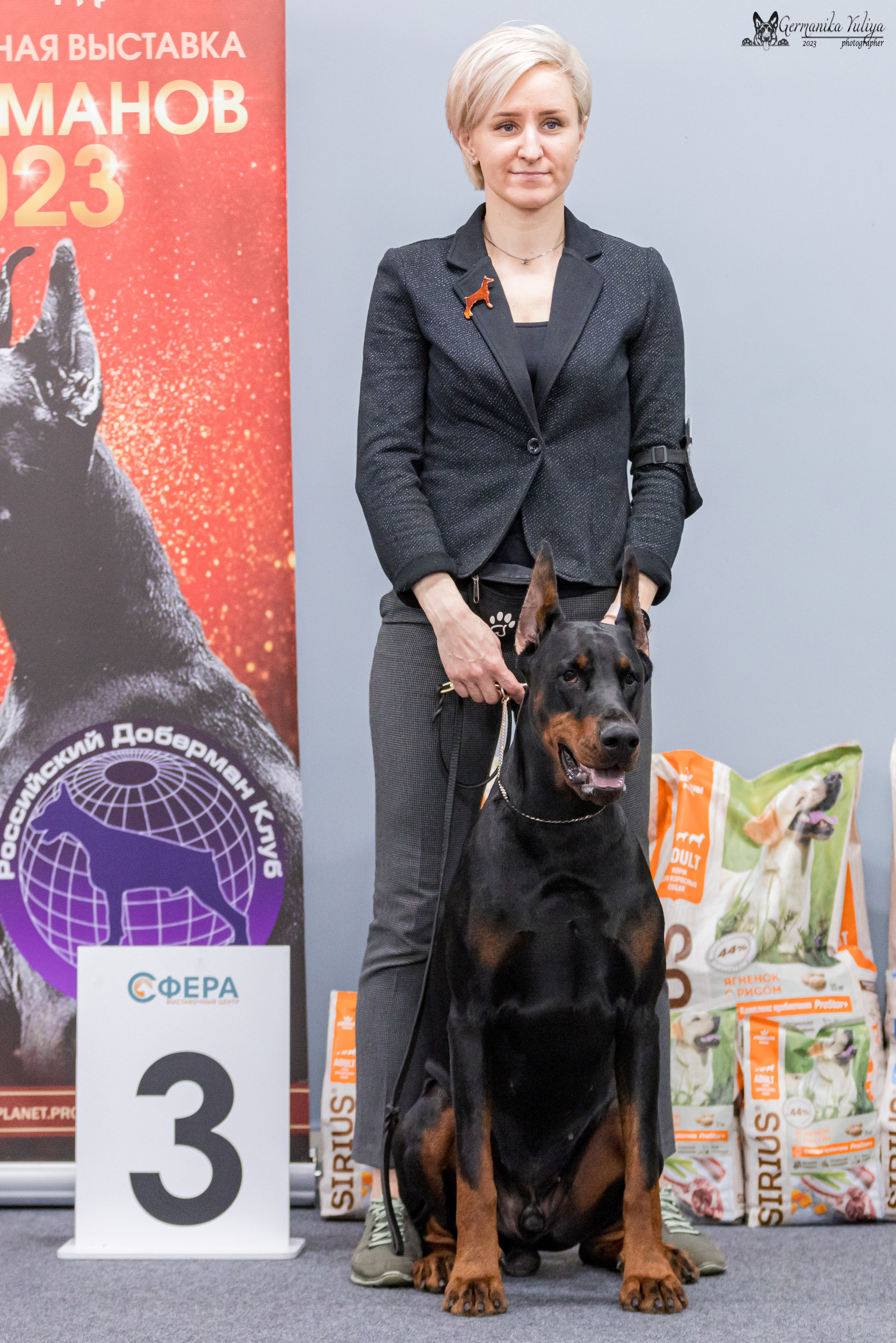 Сфера+доберманы 02.04.2023. Фотограф-анималист Юлия Германика